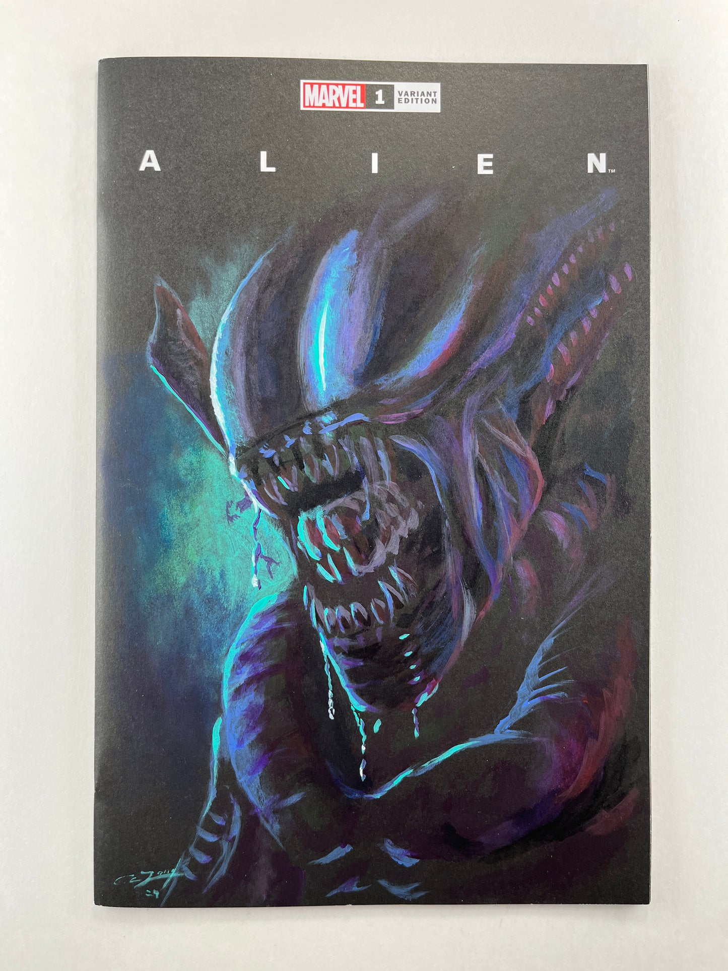 Alien #1 Black Blank Variant Sketch Cover (May 2021)
