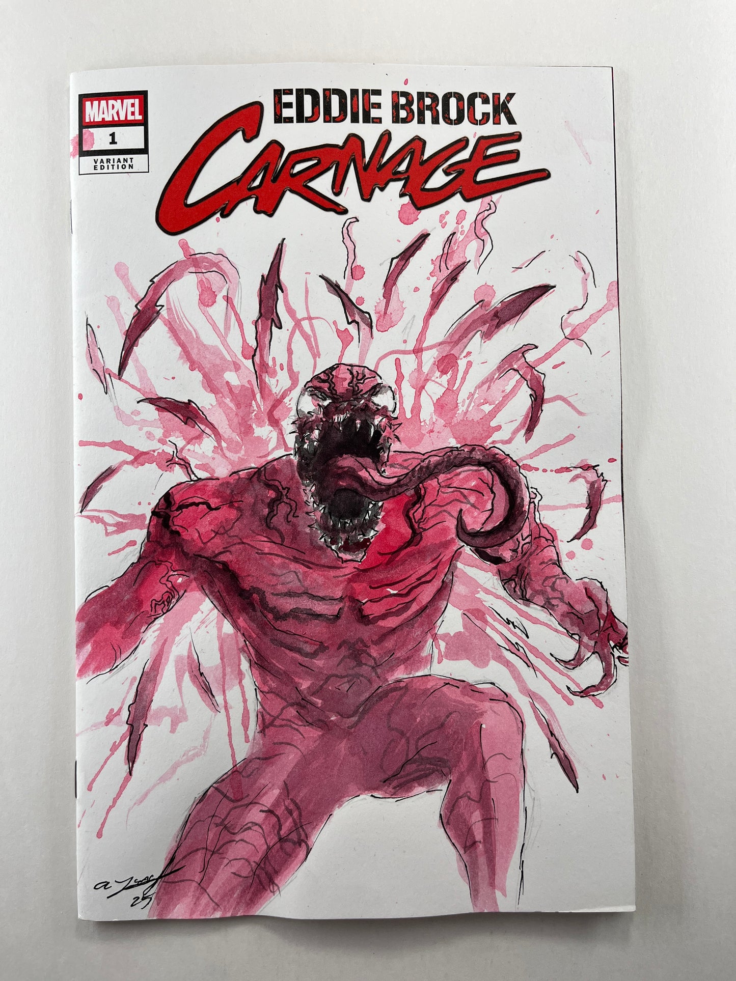 Eddie Brock: Carnage #1 Blank Variant Sketch Cover (Apr 2025)