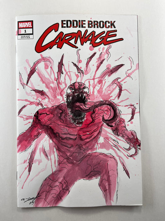 Eddie Brock: Carnage #1 Blank Variant Sketch Cover (Apr 2025)