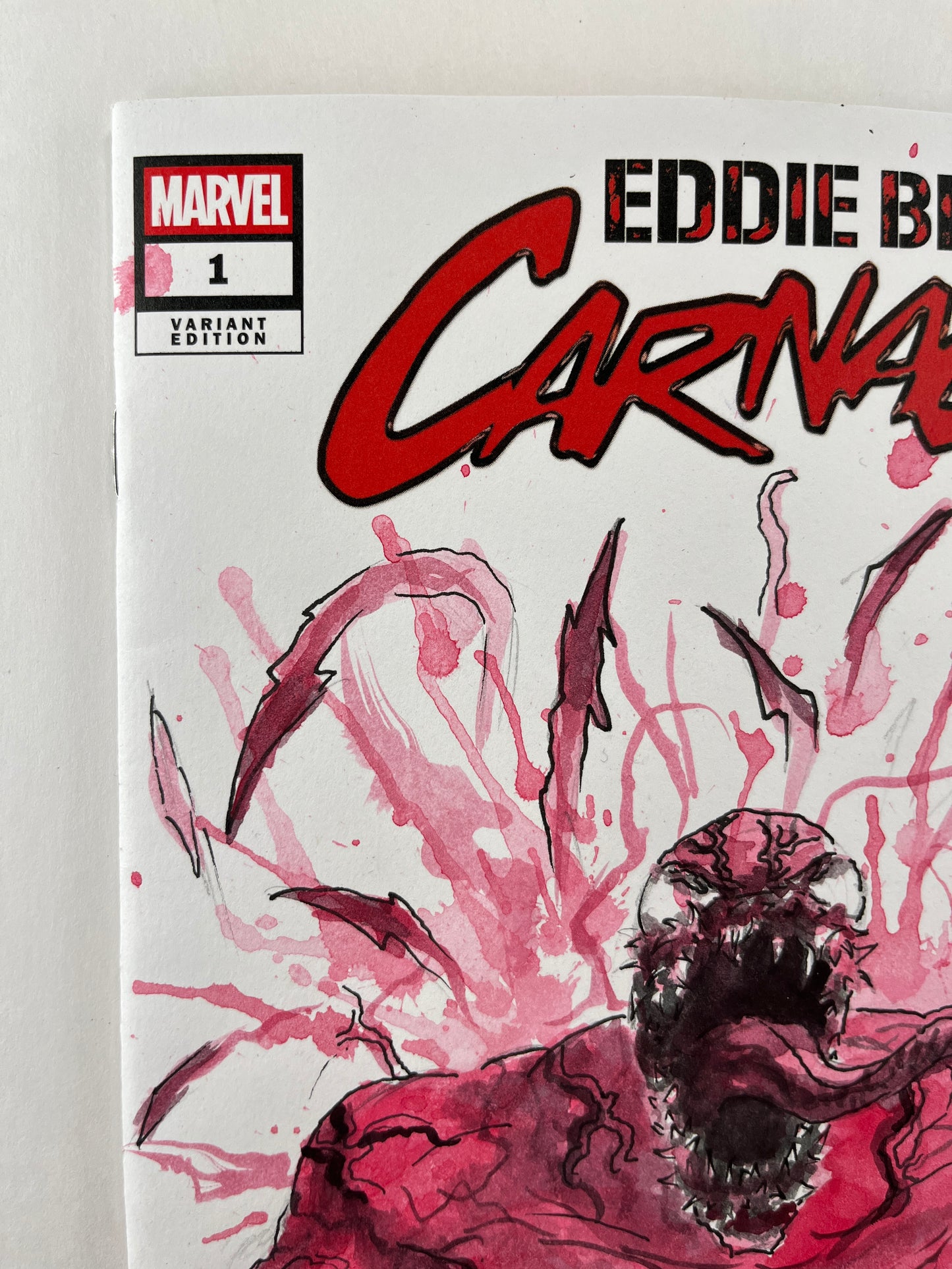 Eddie Brock: Carnage #1 Blank Variant Sketch Cover (Apr 2025)