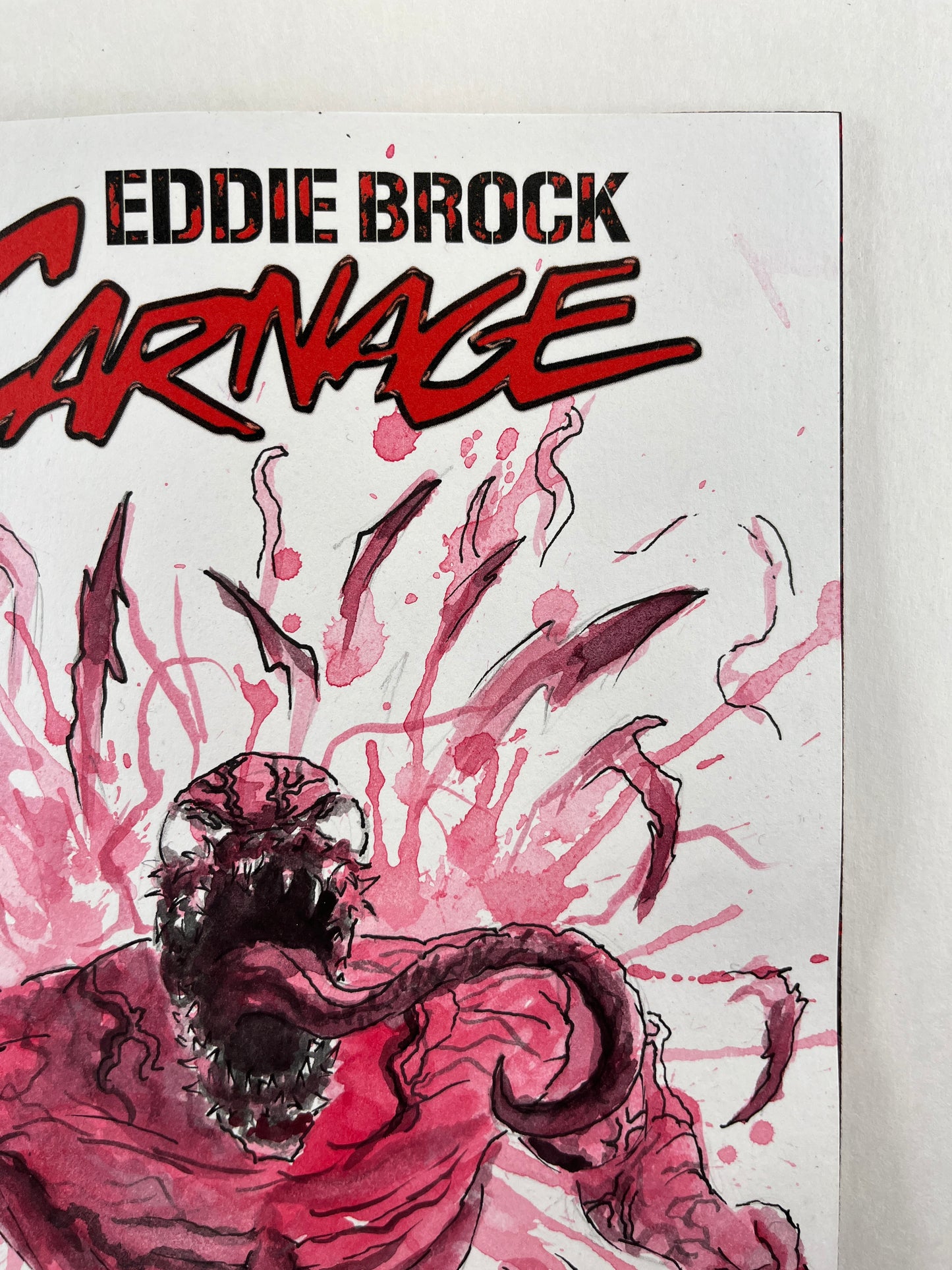 Eddie Brock: Carnage #1 Blank Variant Sketch Cover (Apr 2025)