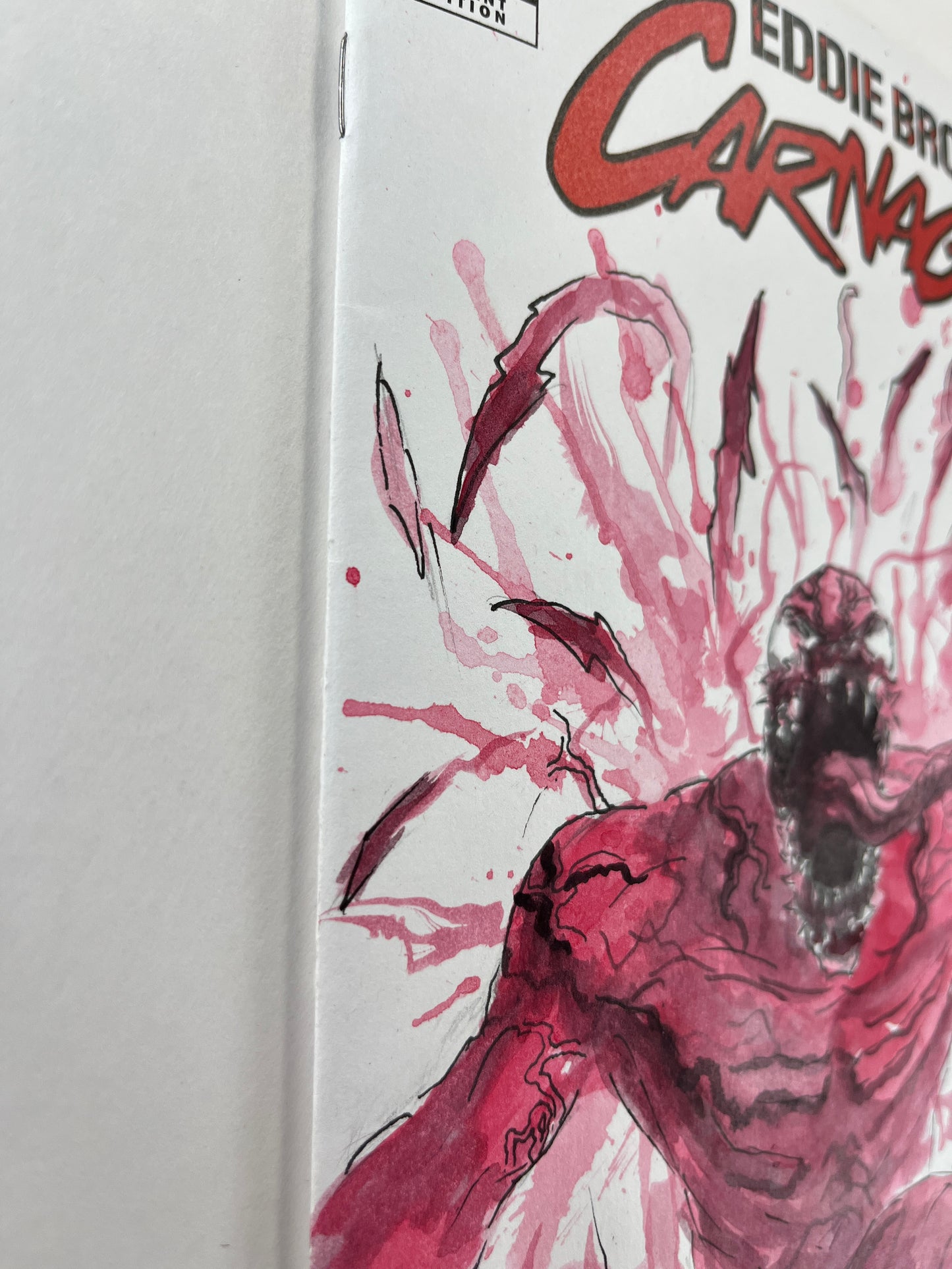 Eddie Brock: Carnage #1 Blank Variant Sketch Cover (Apr 2025)
