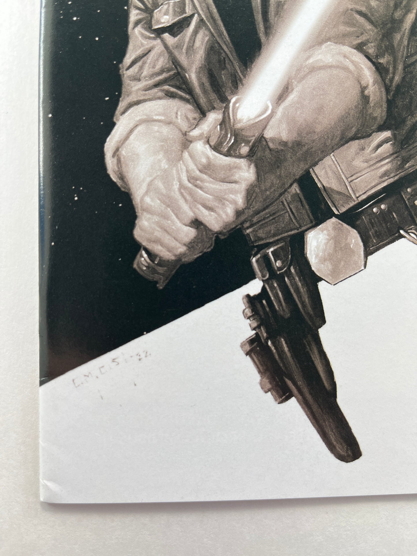 Star Wars #26 2nd Printing Trinity Comics Erik M. Gist Black & White Virgin Variant (Oct 2022)