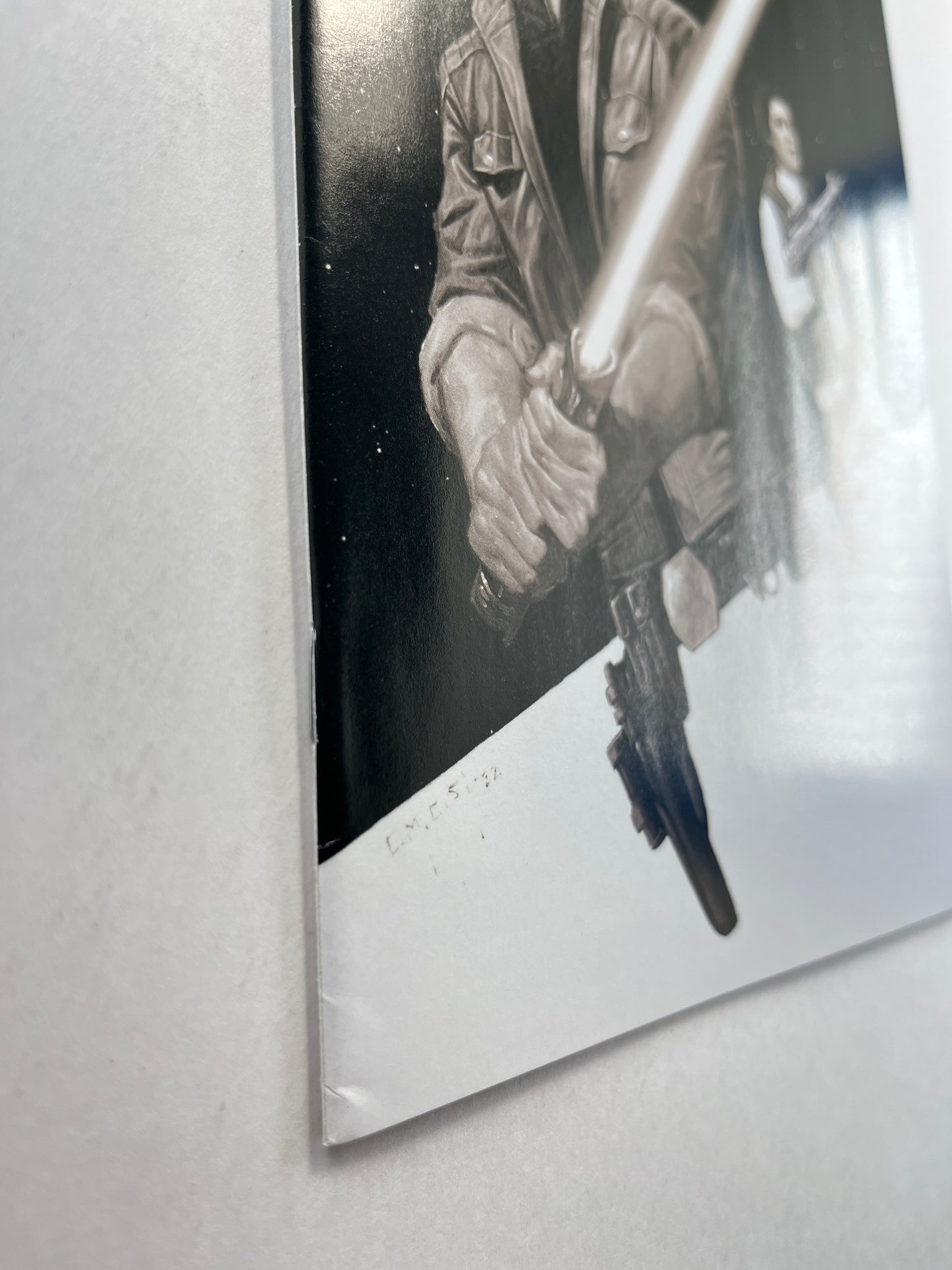 Star Wars #26 2nd Printing Trinity Comics Erik M. Gist Black & White Virgin Variant (Oct 2022)