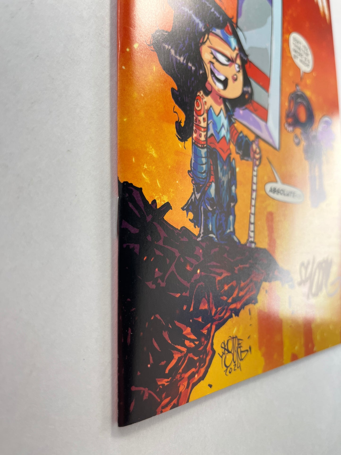 Absolute Wonder Woman #1 Skottie Young Webstore Variant (Dec 2024) (Signed by Skottie Young w/COA)
