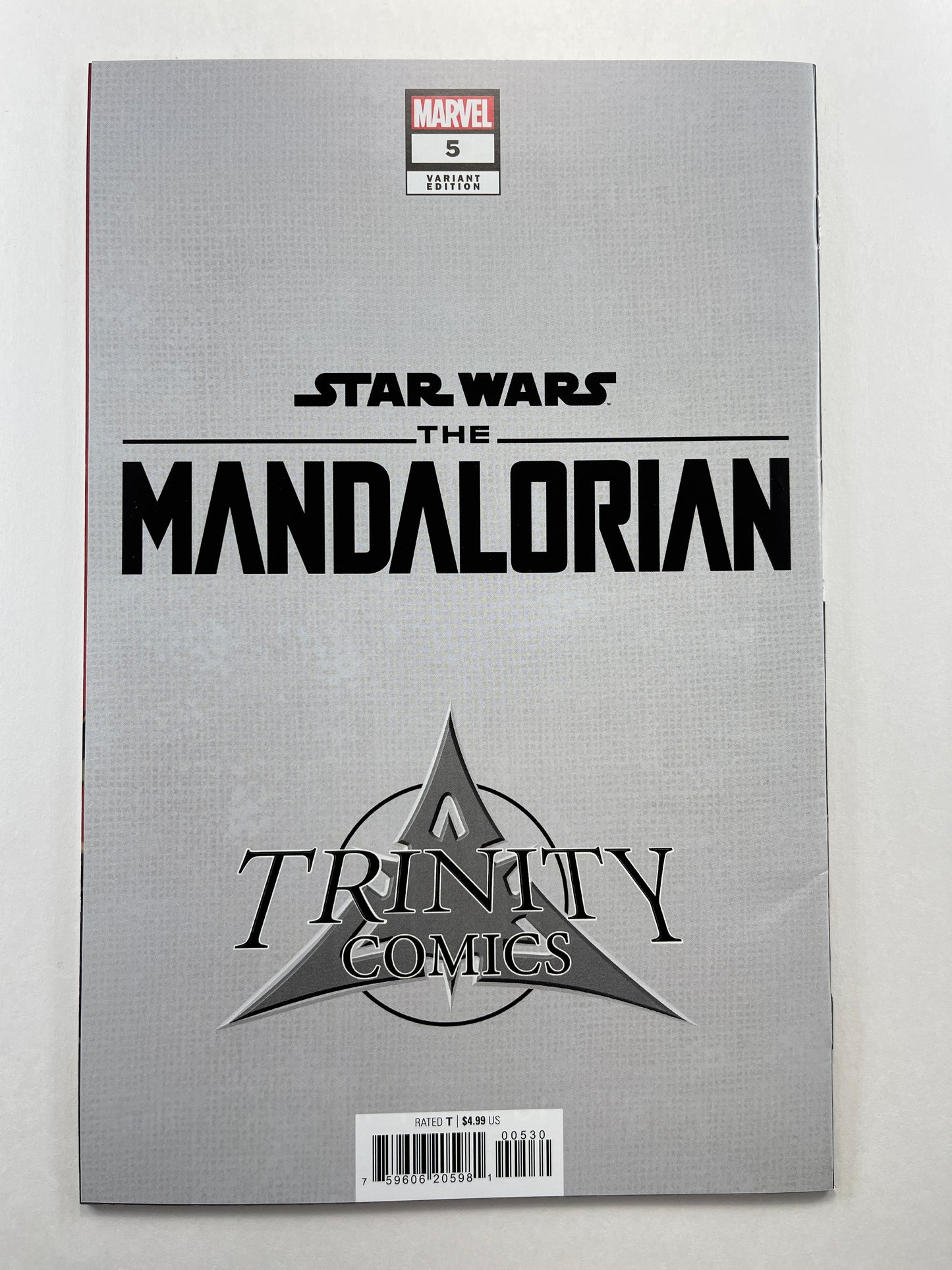 Star Wars: The Mandalorian Season 2 #5 NYCC 2023 Erik M. Gist Greyscale Variant (Dec 2023)