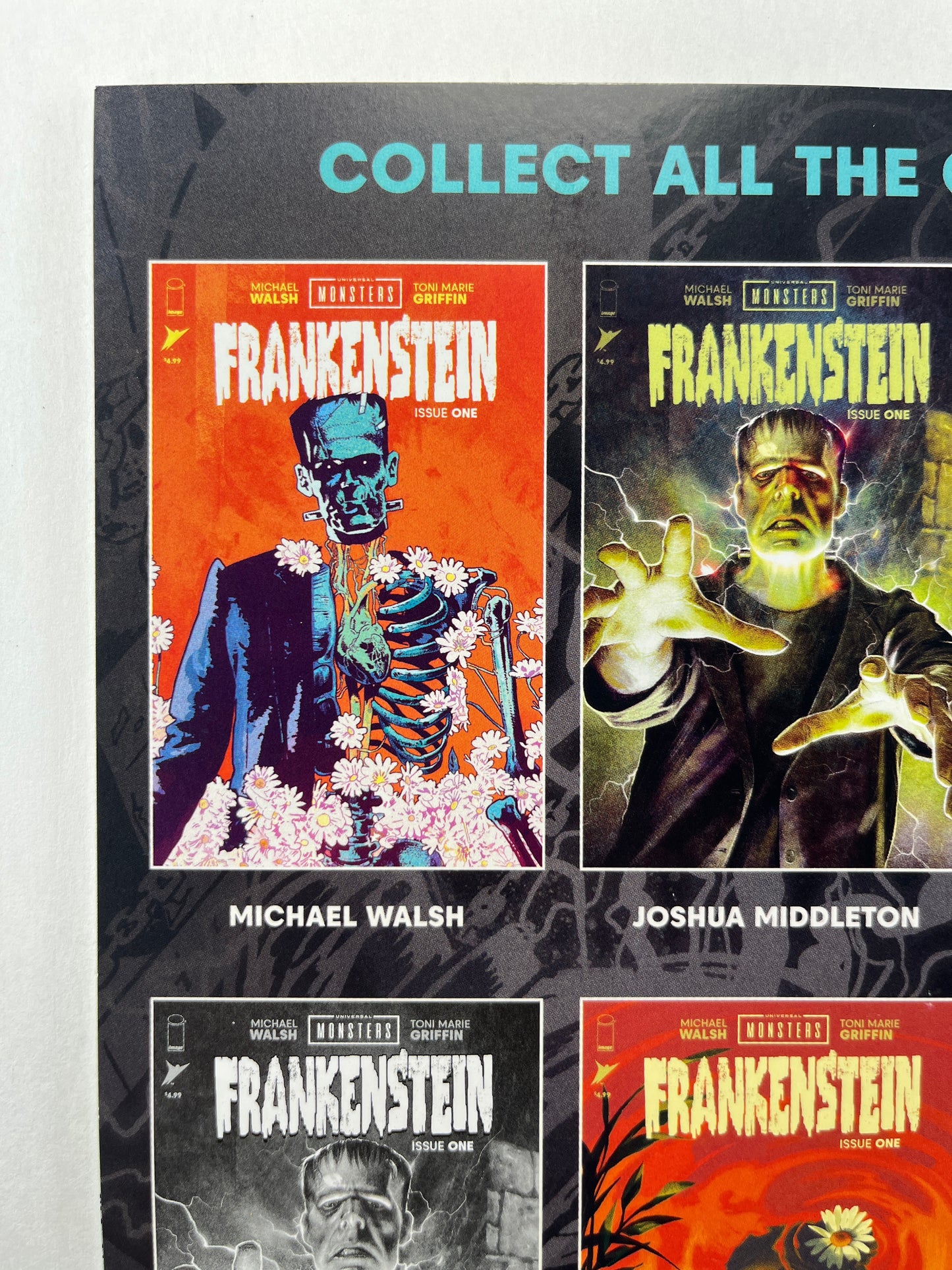 Universal Monsters: Frankenstein #1 Skottie Young Variant (Limited to 1500) (Aug 2024) (Signed by Skottie Young w/COA)