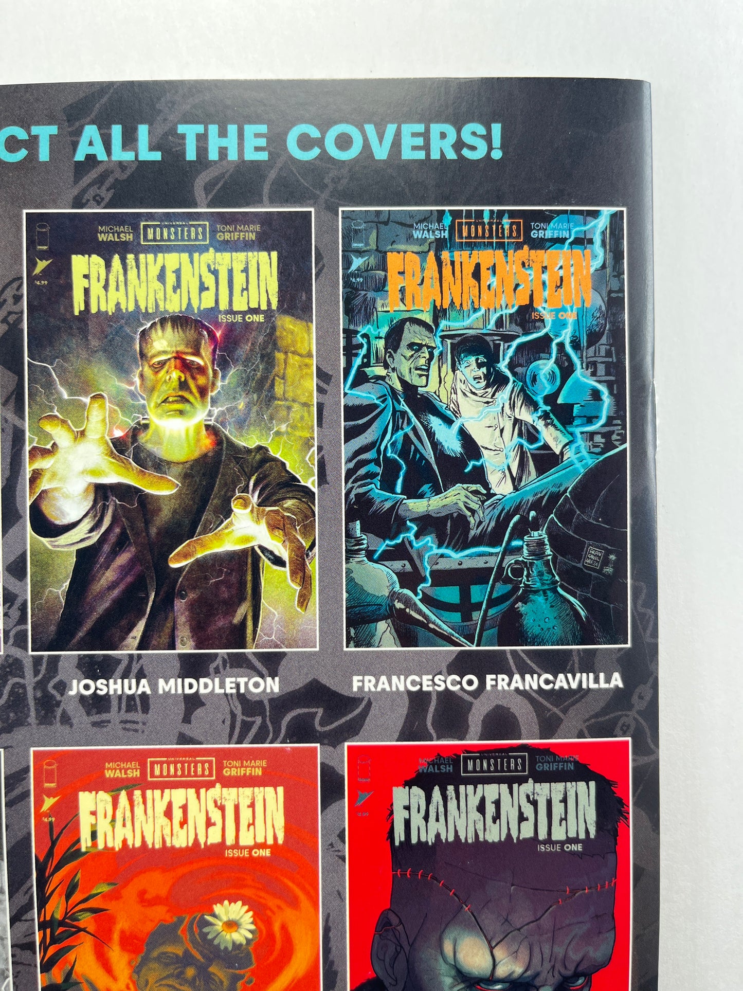 Universal Monsters: Frankenstein #1 Skottie Young Variant (Limited to 1500) (Aug 2024) (Signed by Skottie Young w/COA)