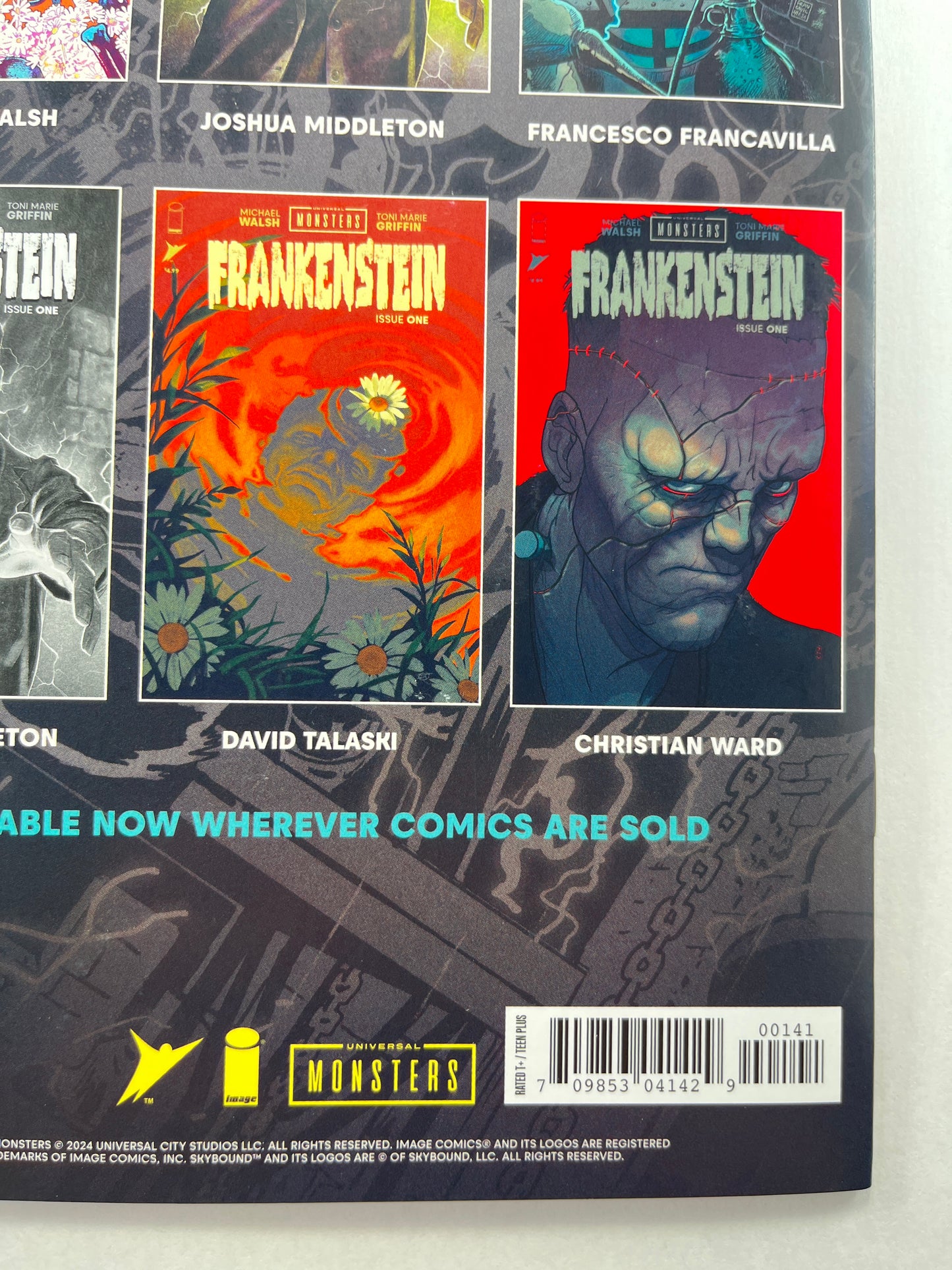 Universal Monsters: Frankenstein #1 Skottie Young Variant (Limited to 1500) (Aug 2024) (Signed by Skottie Young w/COA)