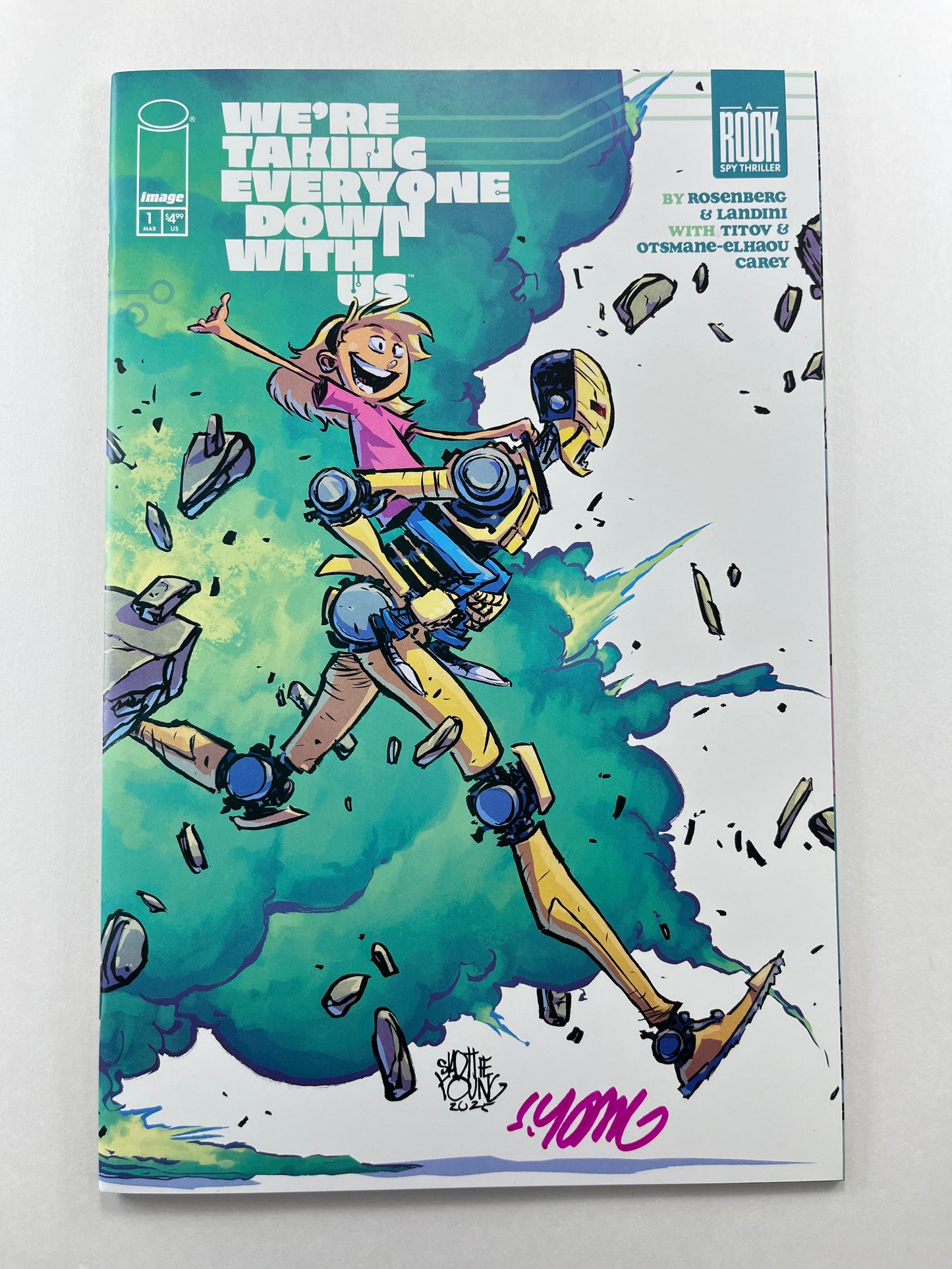We're Taking Everyone Down with Us #1 Skottie Young Webstore Variant (Mar 2025) (Signed by Skottie Young w/COA)