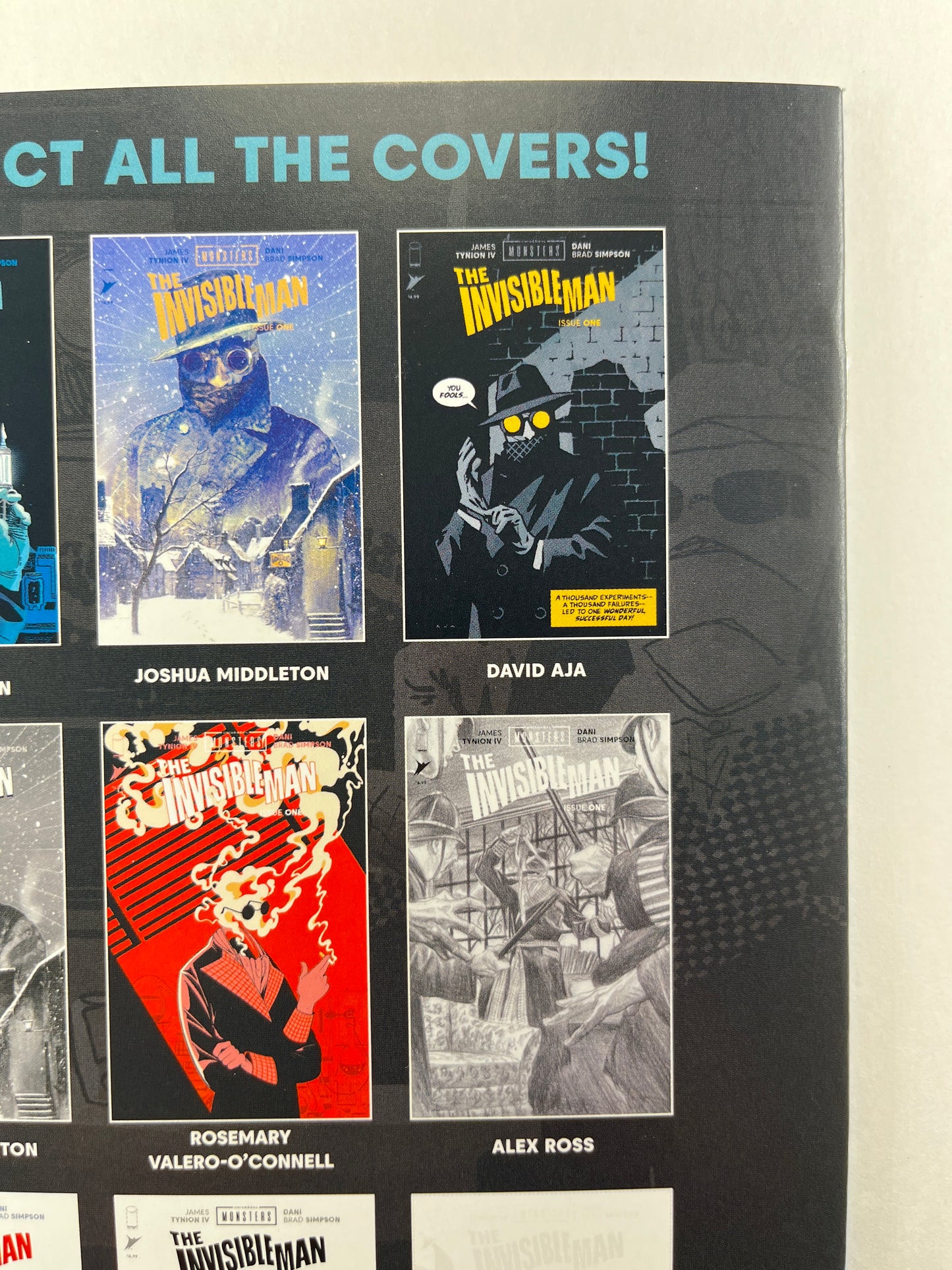 Universal Monsters: The Invisible Man #1 Skottie Young Webstore Variant (Aug 2025) (Signed by Skottie Young w/COA)