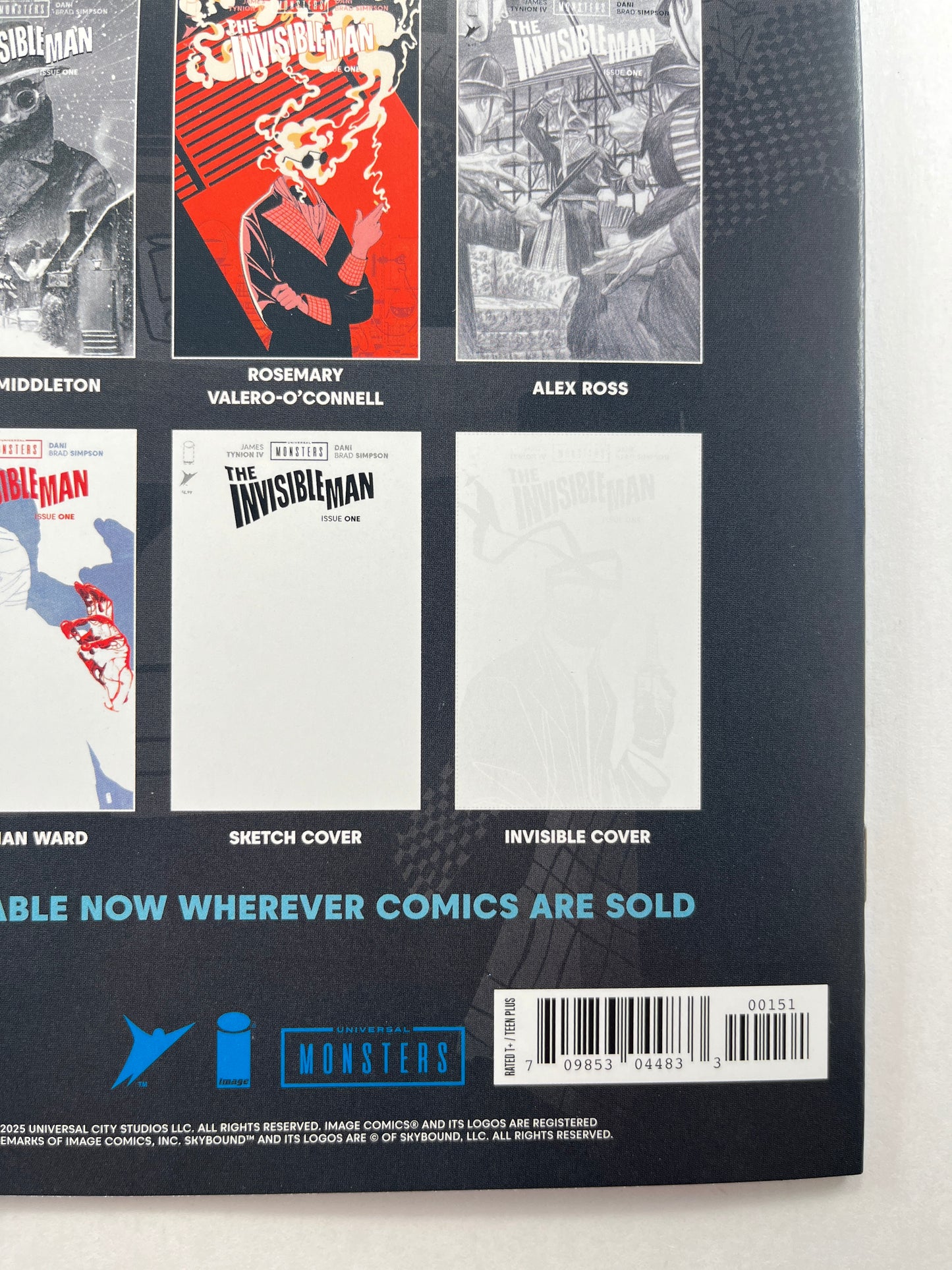 Universal Monsters: The Invisible Man #1 Skottie Young Webstore Variant (Aug 2025) (Signed by Skottie Young w/COA)