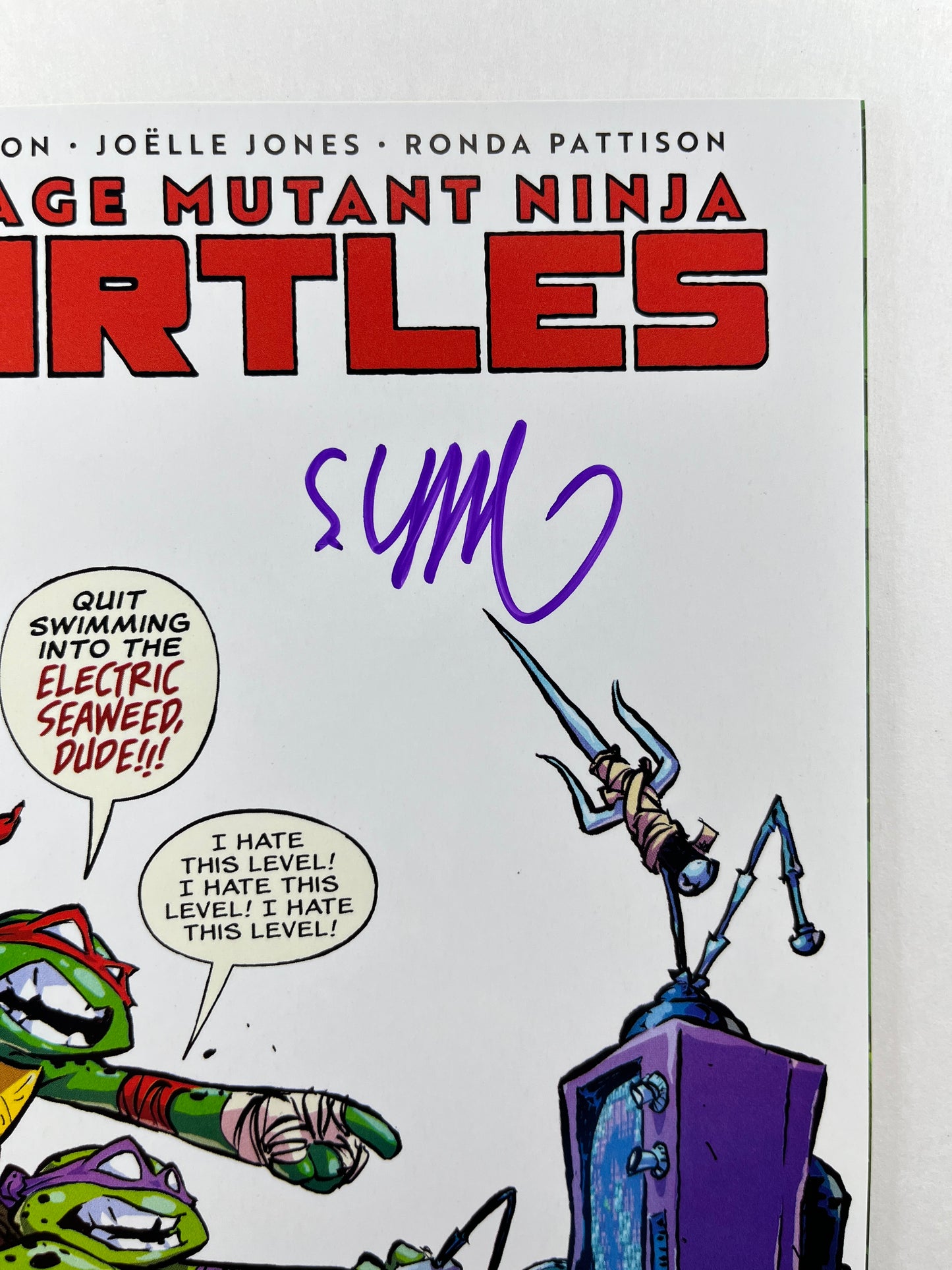 Teenage Mutant Ninja Turtles #1 Skottie Young Webstore Variant (Jul 2024) (Signed by Skottie Young w/COA)