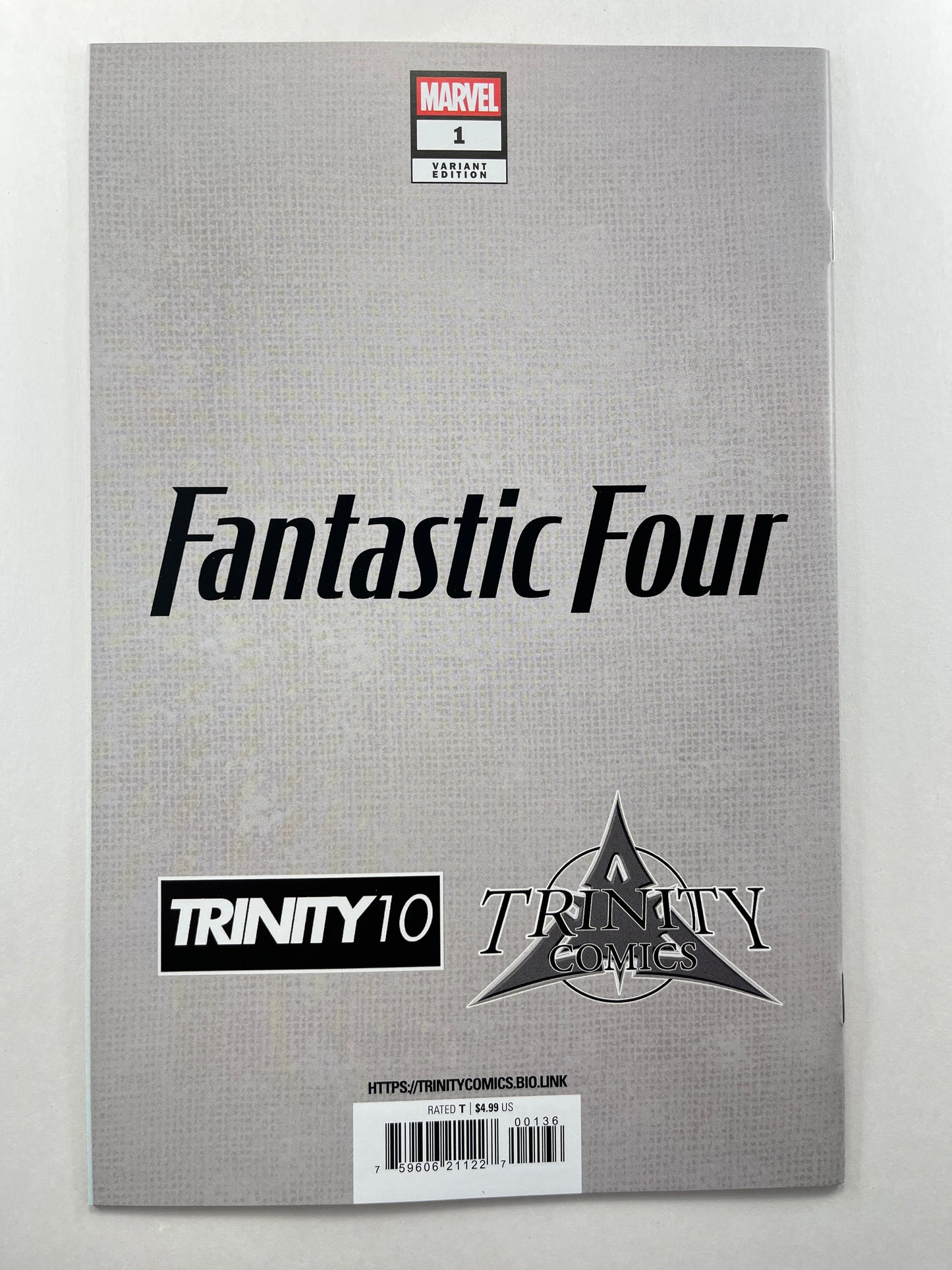 Fantastic Four #1 Trinity Comics SDCC 2025 Lee Bermejo Black & White Virgin Variant (Sep 2025)