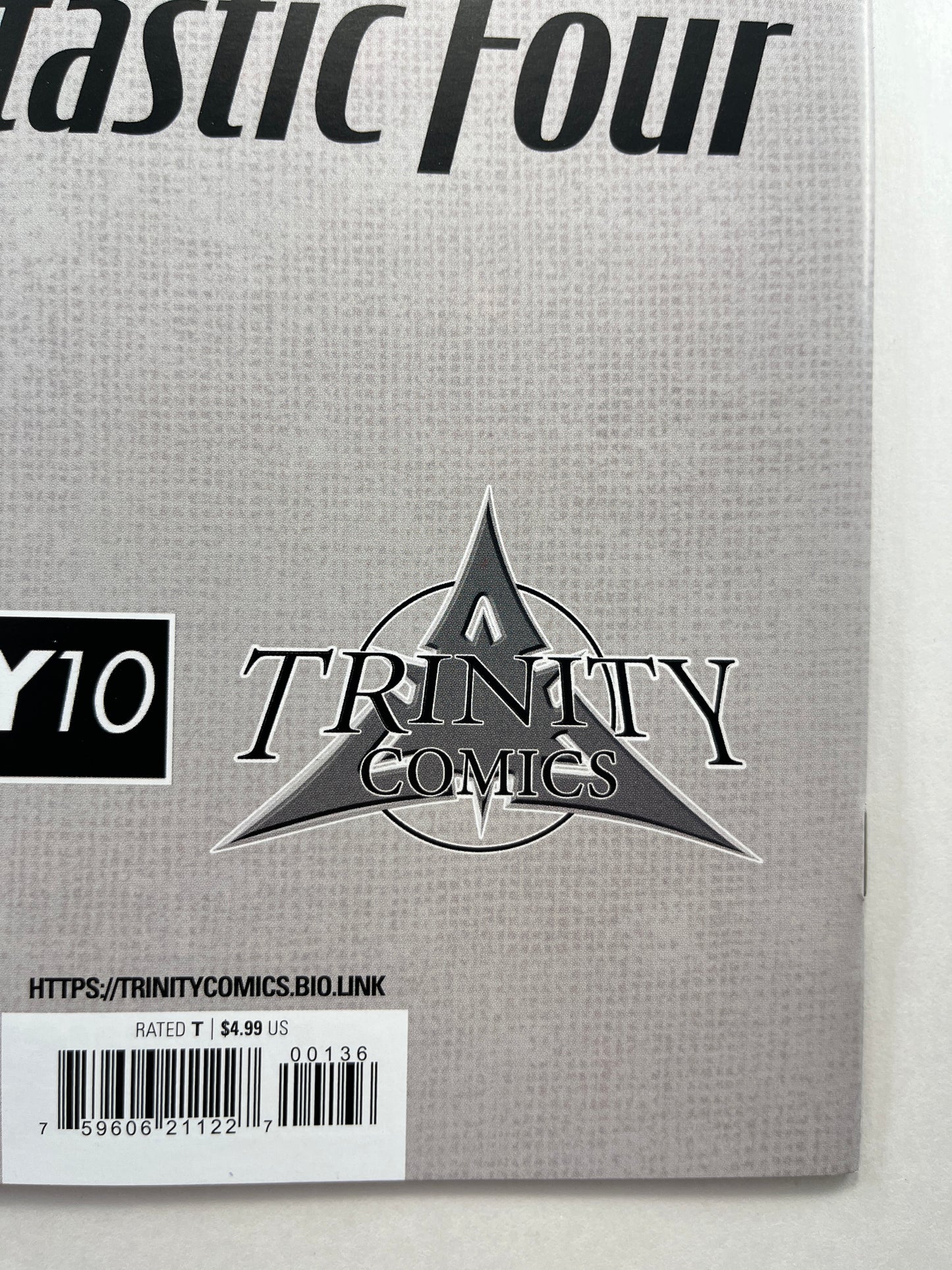 Fantastic Four #1 Trinity Comics SDCC 2025 Lee Bermejo Black & White Virgin Variant (Sep 2025)