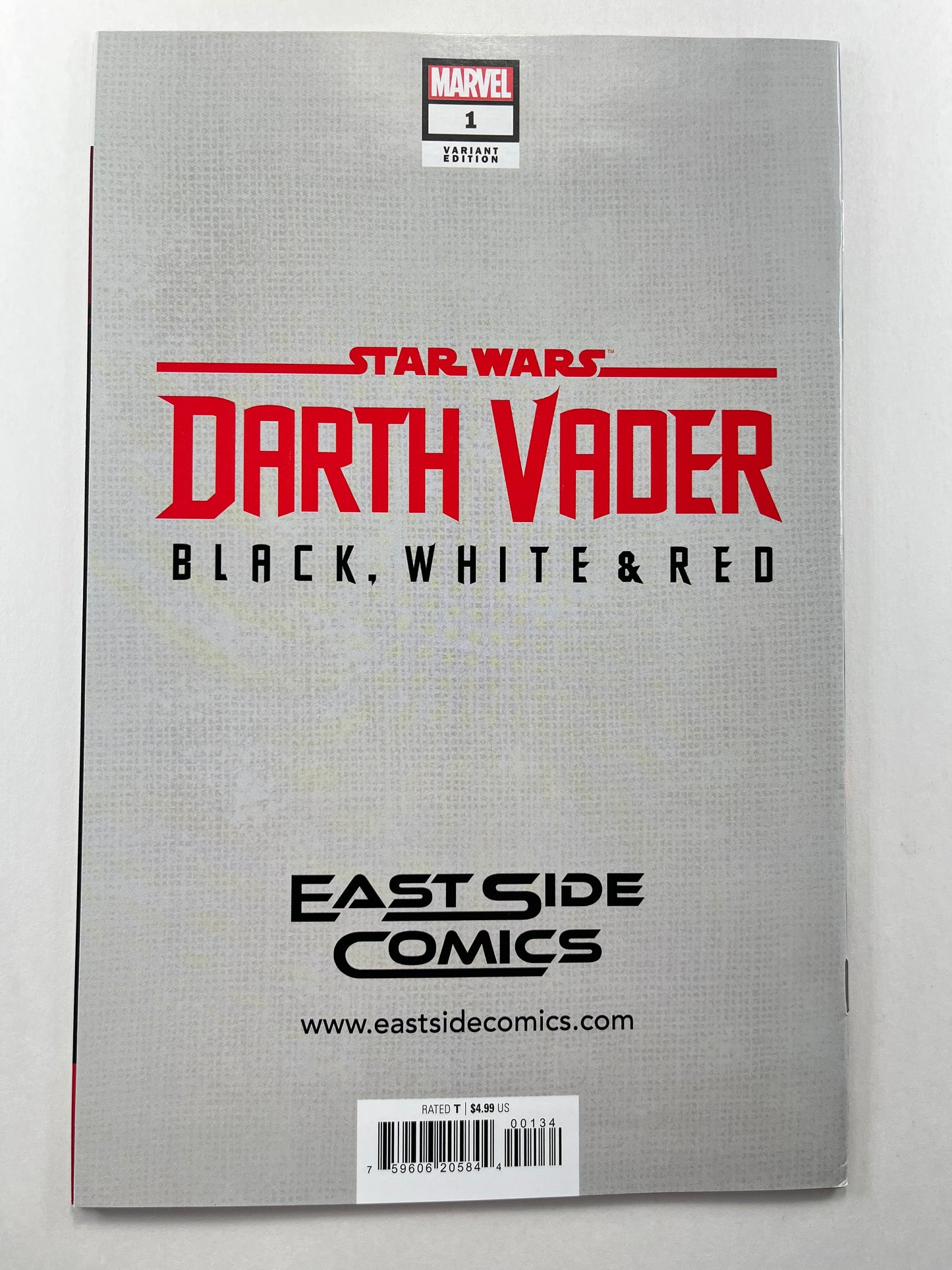 Star Wars: Darth Vader – Black, White & Red #1 East Side Comics Erik M. Gist Variant (Jun 2023)