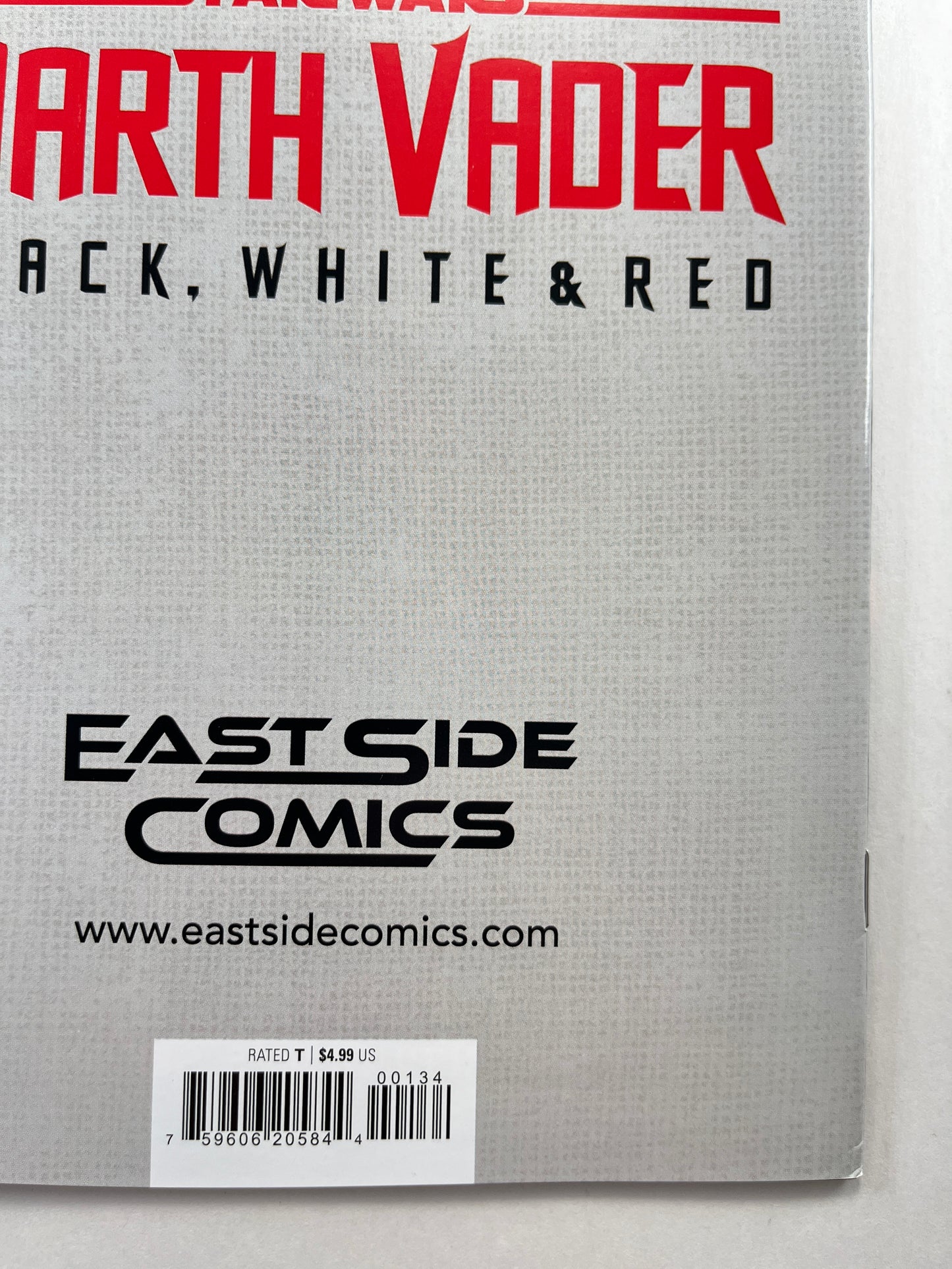 Star Wars: Darth Vader – Black, White & Red #1 East Side Comics Erik M. Gist Variant (Jun 2023)