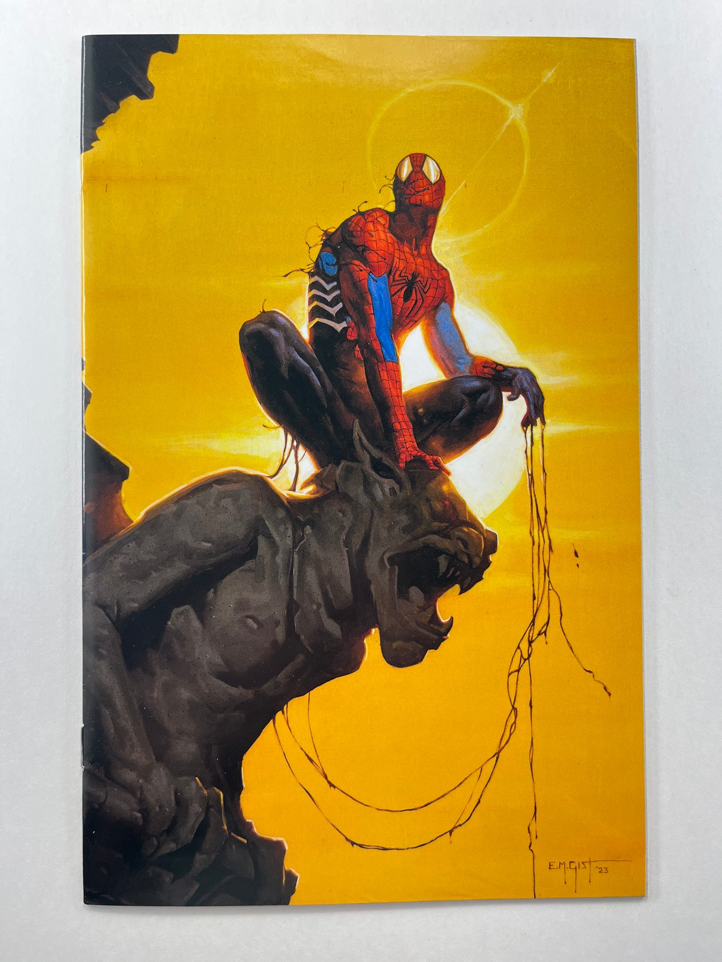 The Amazing Spider-Man #23 Trinity Comics E.M Gist Virgin Variant (Jun 2023)