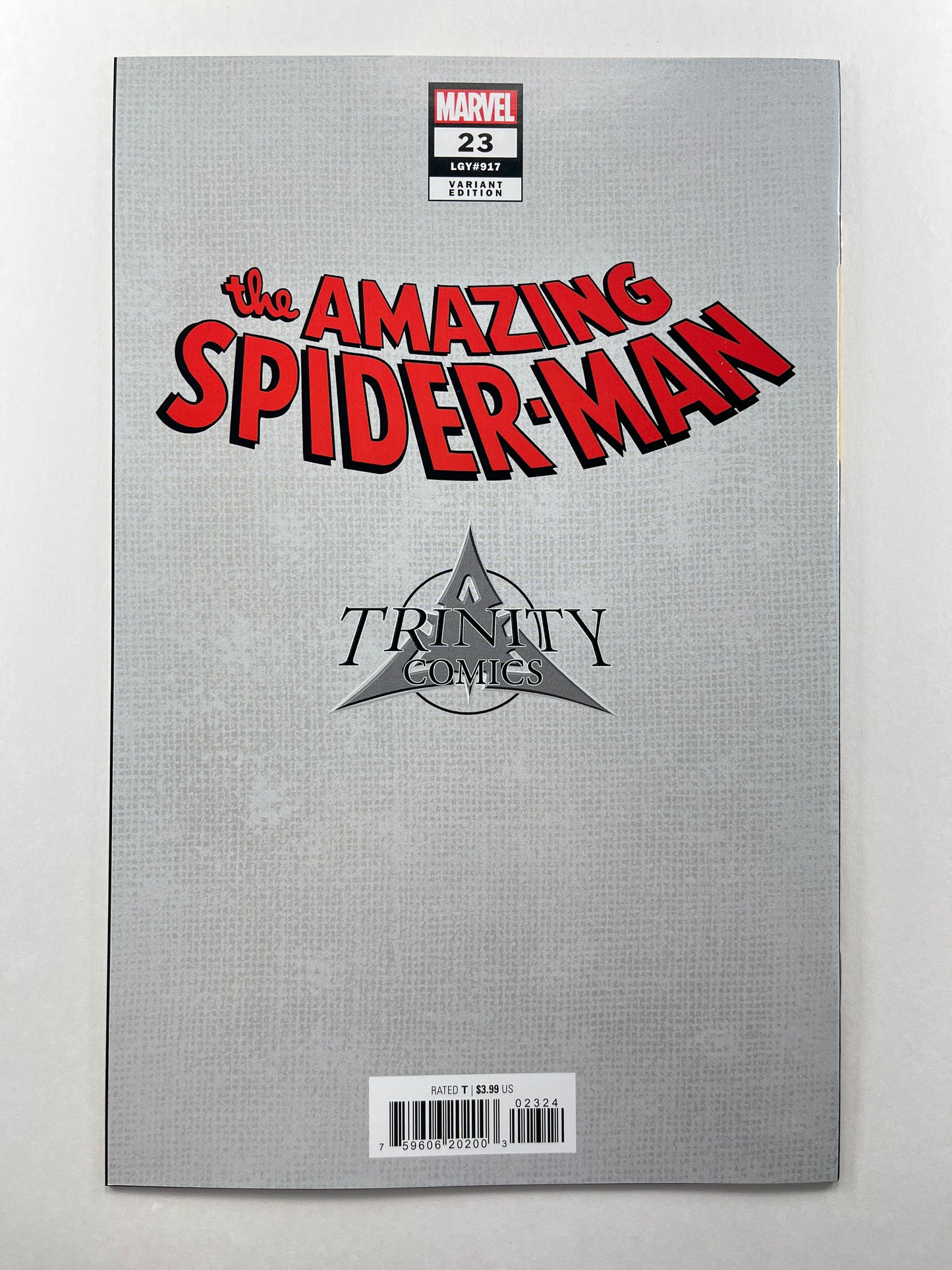 The Amazing Spider-Man #23 Trinity Comics E.M Gist Virgin Variant (Jun 2023)