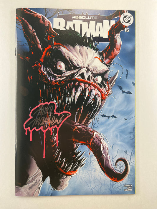 Absolute Batman #15 616 Comics Mike Mayhew Variant (Feb 2026) (Bloody Signature by Mike Mayhew)