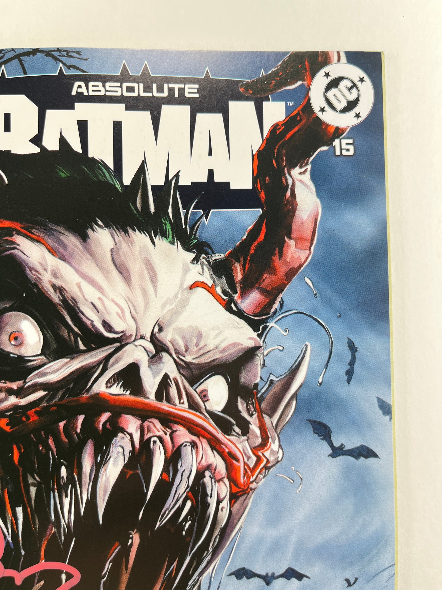 Absolute Batman #15 616 Comics Mike Mayhew Variant (Feb 2026) (Bloody Signature by Mike Mayhew)