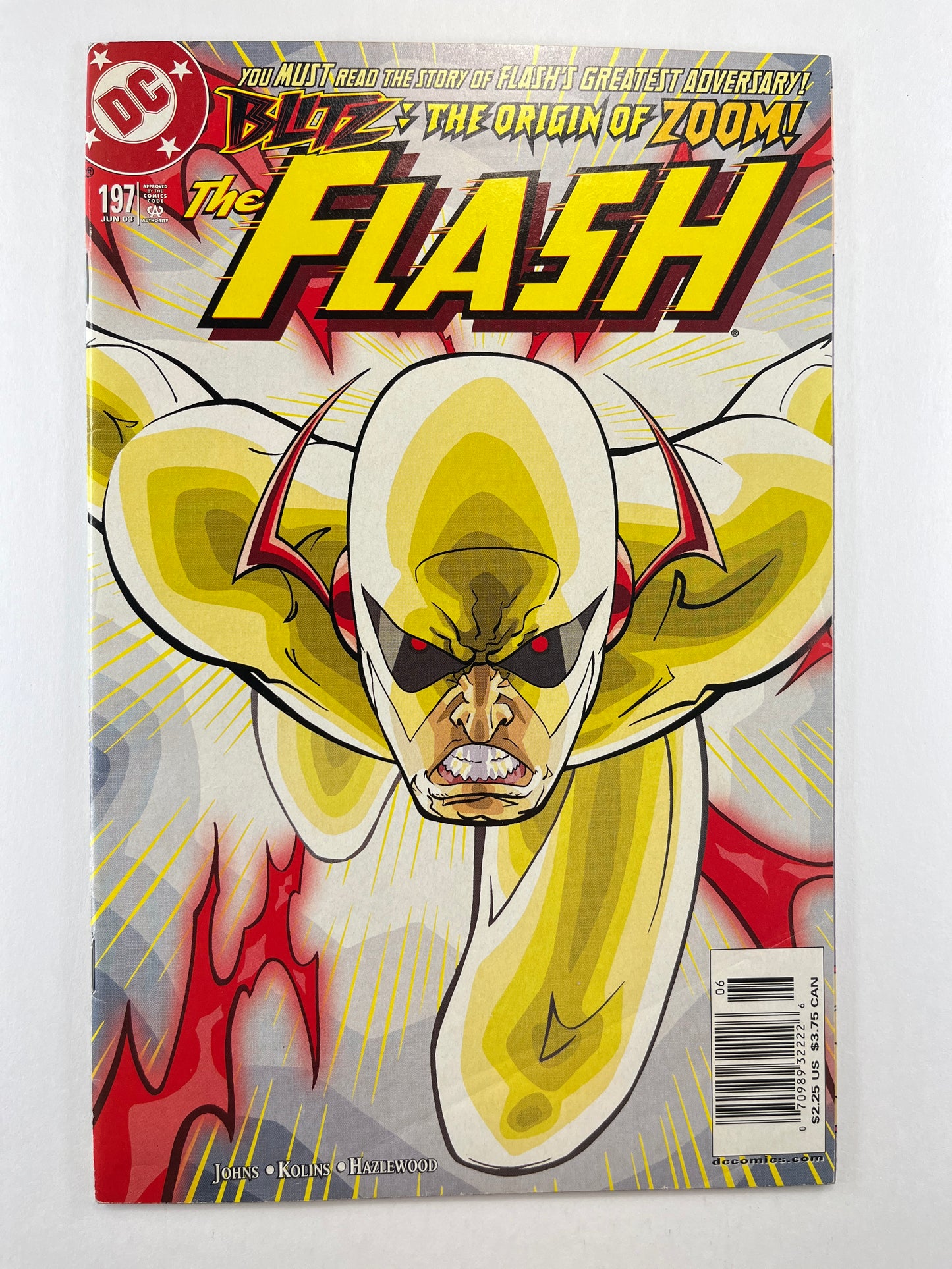 The Flash #197 Newsstand Edition (Jun 2003) (1st Zoom)