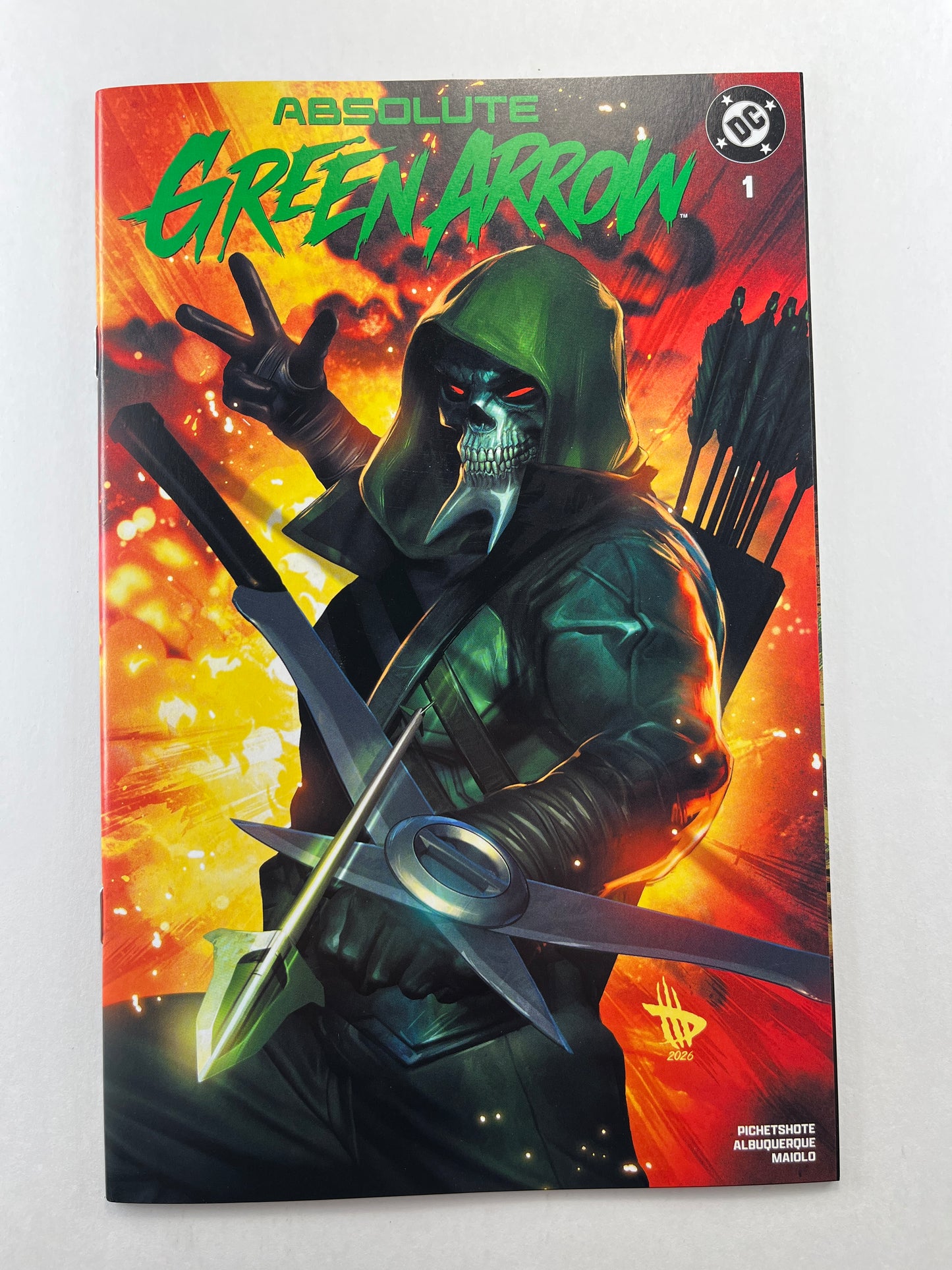 Absolute Green Arrow #1 CK Shared ALPHA Dave Wilkins Variant (May 2026)