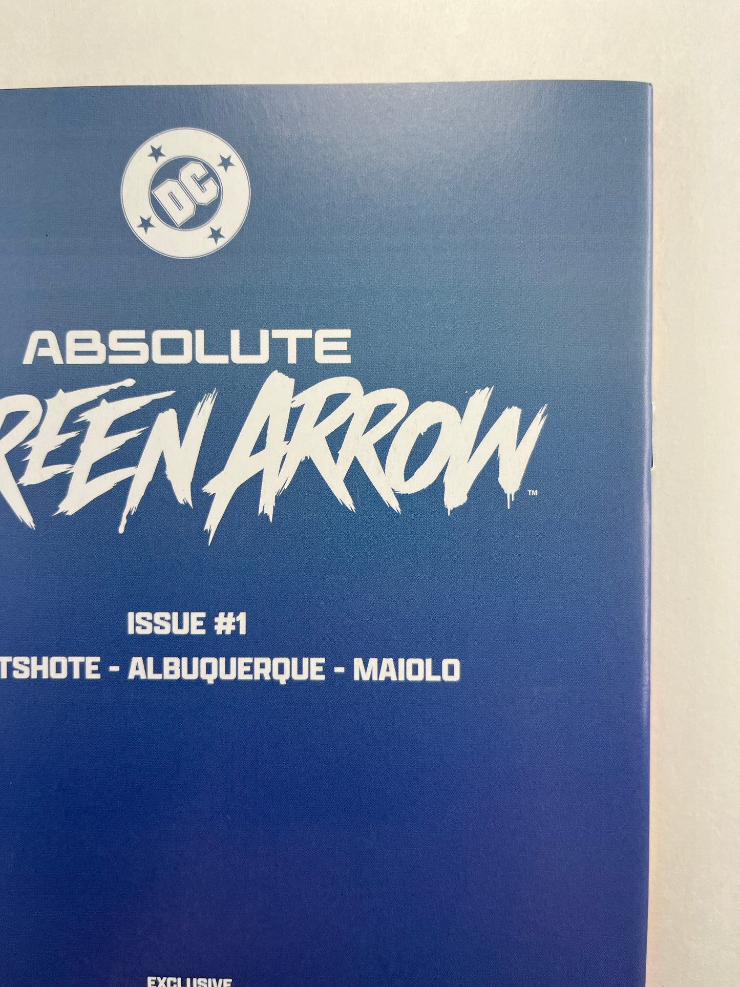 Absolute Green Arrow #1 CK Shared ALPHA Dave Wilkins Variant (May 2026)