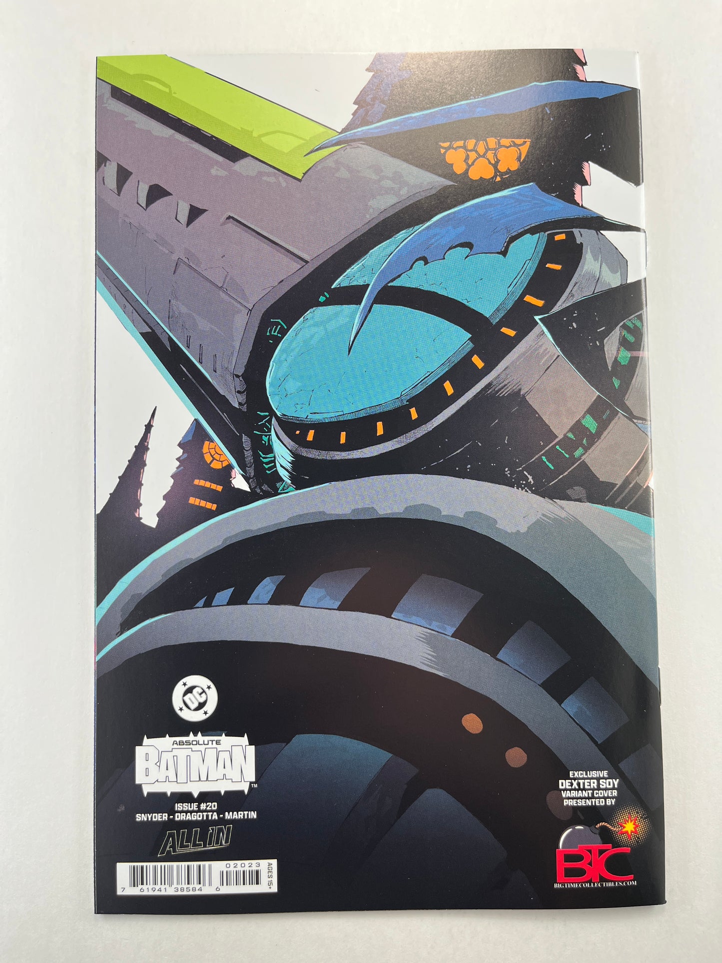 Absolute Batman #20 Big Time Collectibles Fan Expo Philly Dexter Soy Wraparound Variant (May 2026)