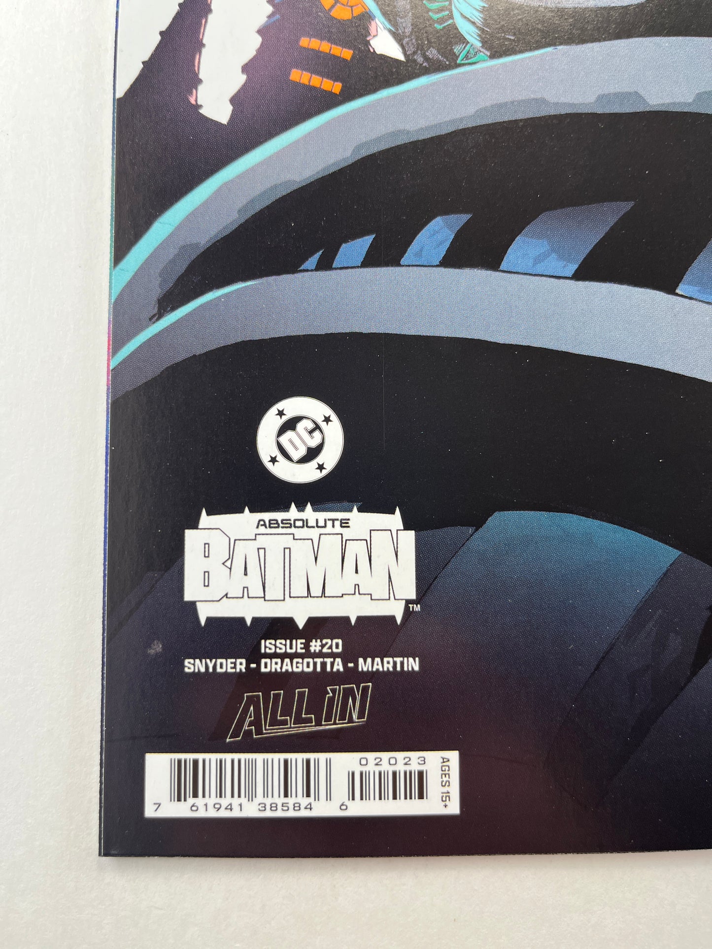 Absolute Batman #20 Big Time Collectibles Fan Expo Philly Dexter Soy Wraparound Variant (May 2026)