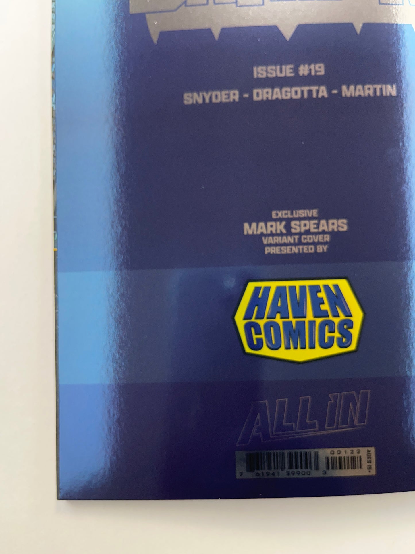 Absolute Batman #19 Mark Spears Virgin Foil Cover (Apr 2026) (Exclusive Variant)