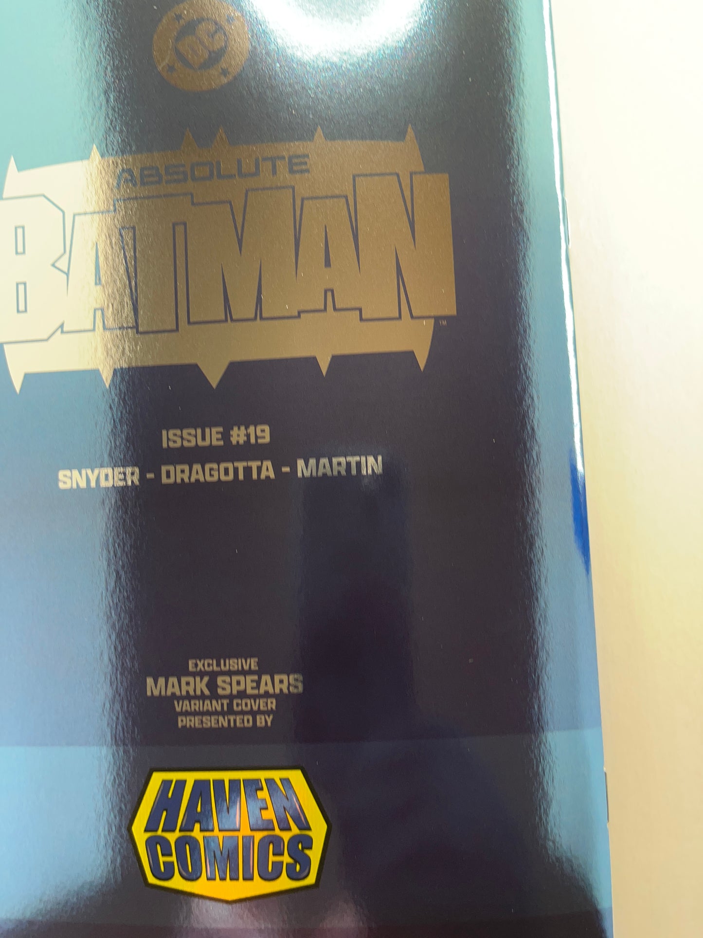 Absolute Batman #19 Mark Spears Virgin Foil Cover (Apr 2026) (Exclusive Variant)