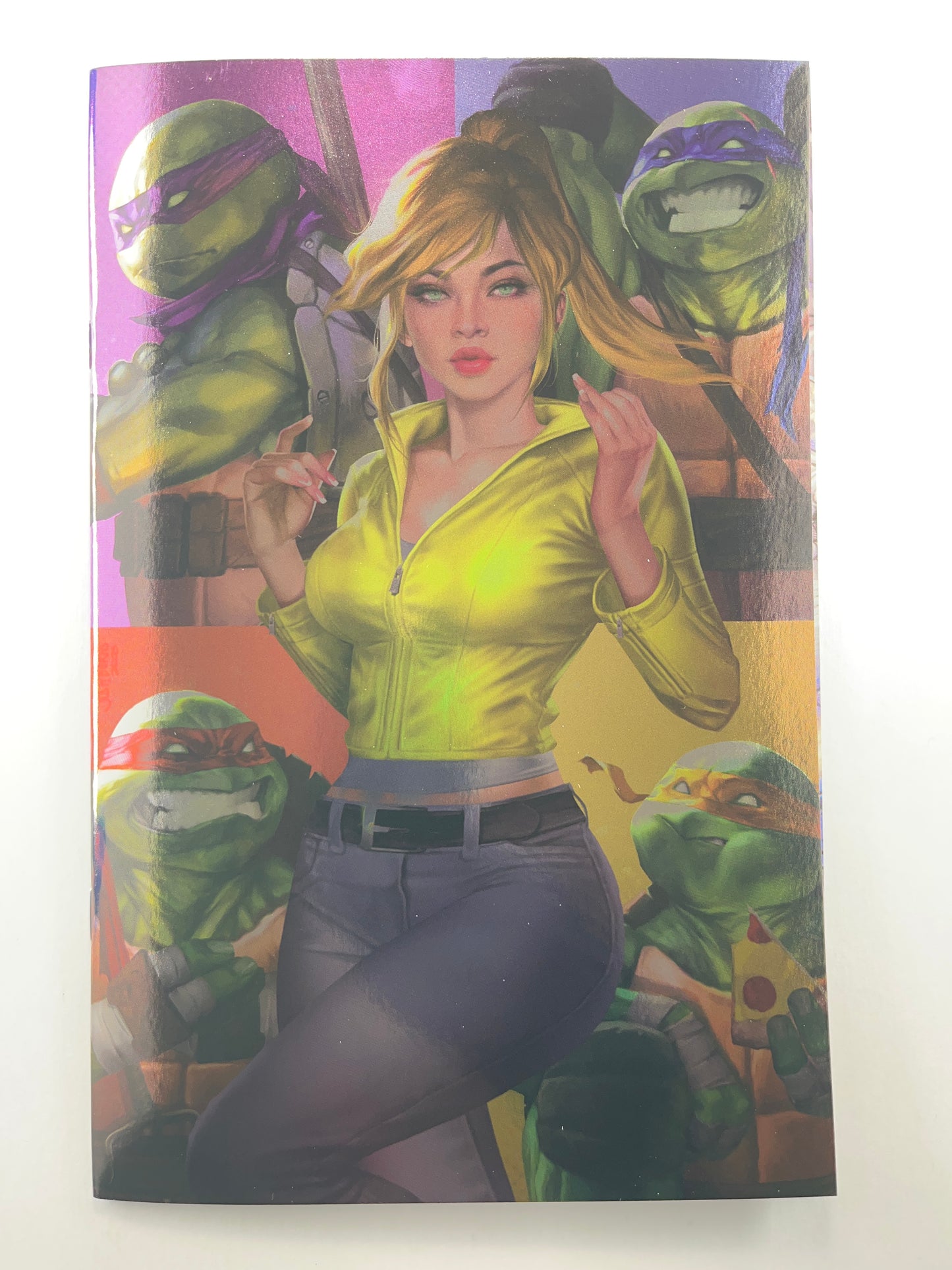 Teenage Mutant Ninja Turtles #14 Big Dex Comics Josh Burns Foil Virgin Variant (Jan 2026)
