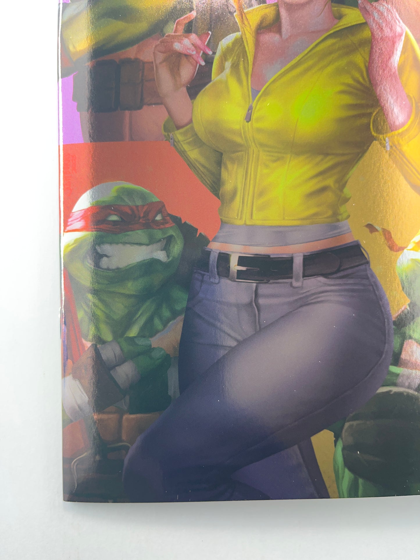 Teenage Mutant Ninja Turtles #14 Big Dex Comics Josh Burns Foil Virgin Variant (Jan 2026)