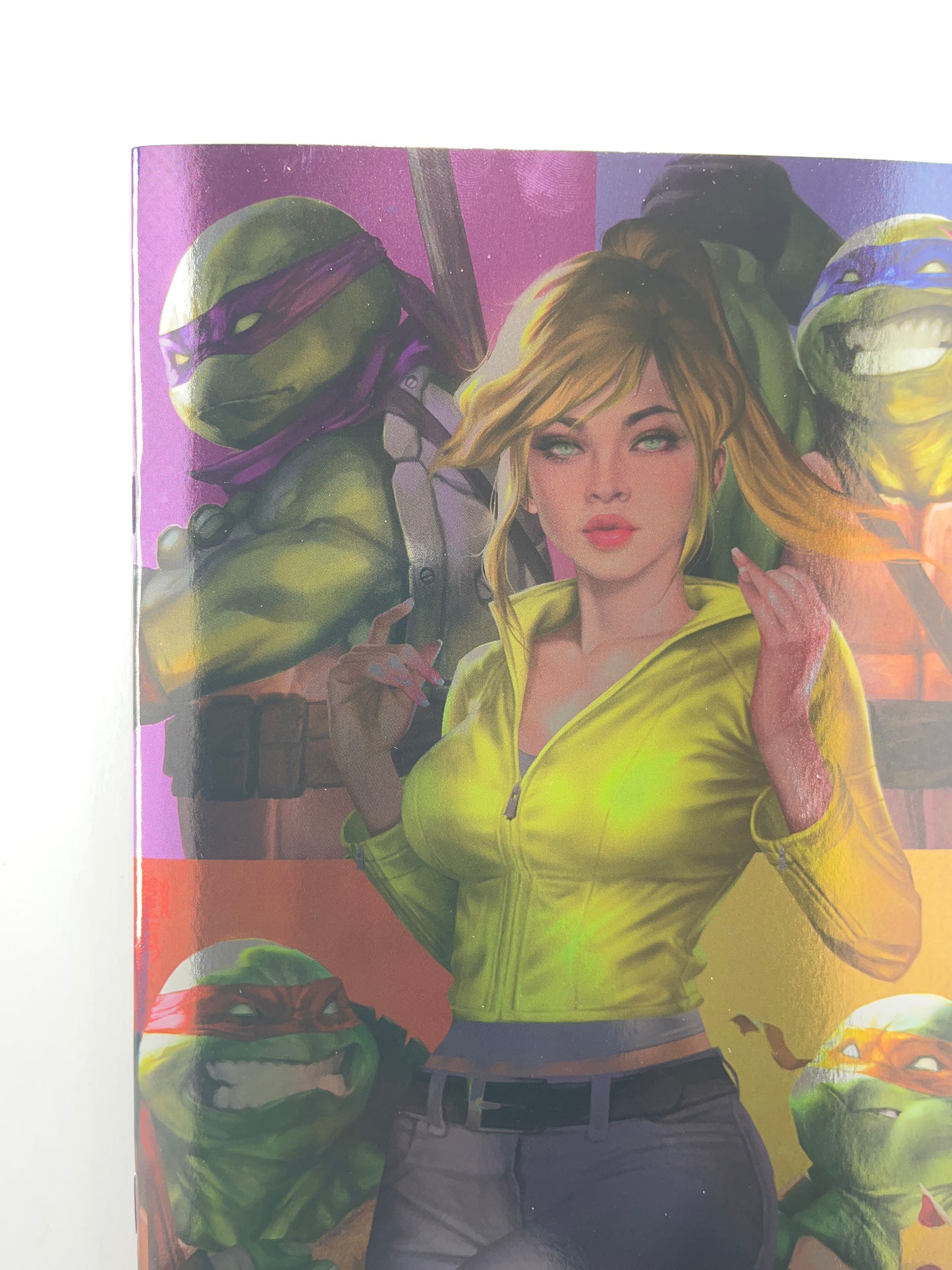 Teenage Mutant Ninja Turtles #14 Big Dex Comics Josh Burns Foil Virgin Variant (Jan 2026)