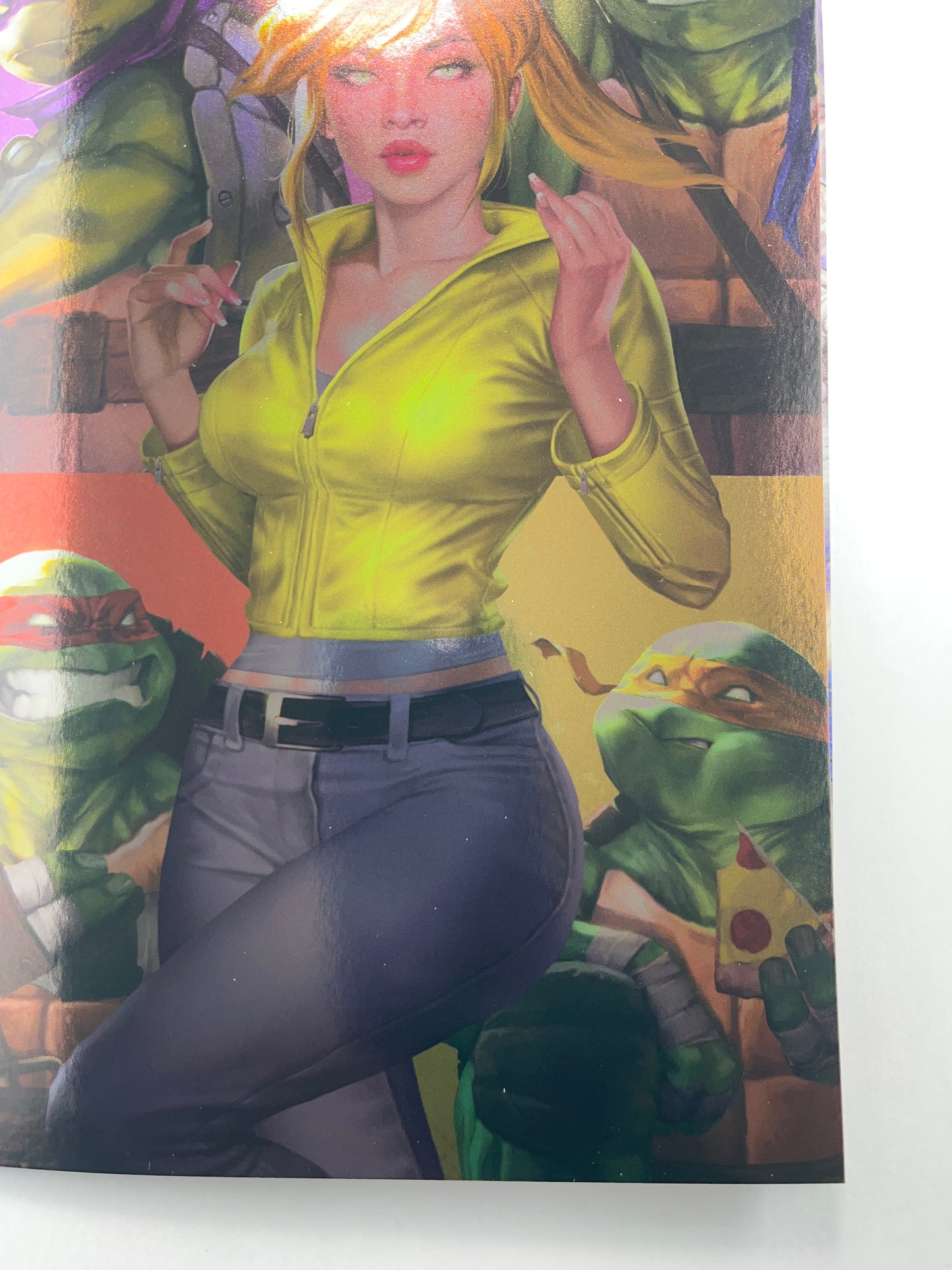 Teenage Mutant Ninja Turtles #14 Big Dex Comics Josh Burns Foil Virgin Variant (Jan 2026)
