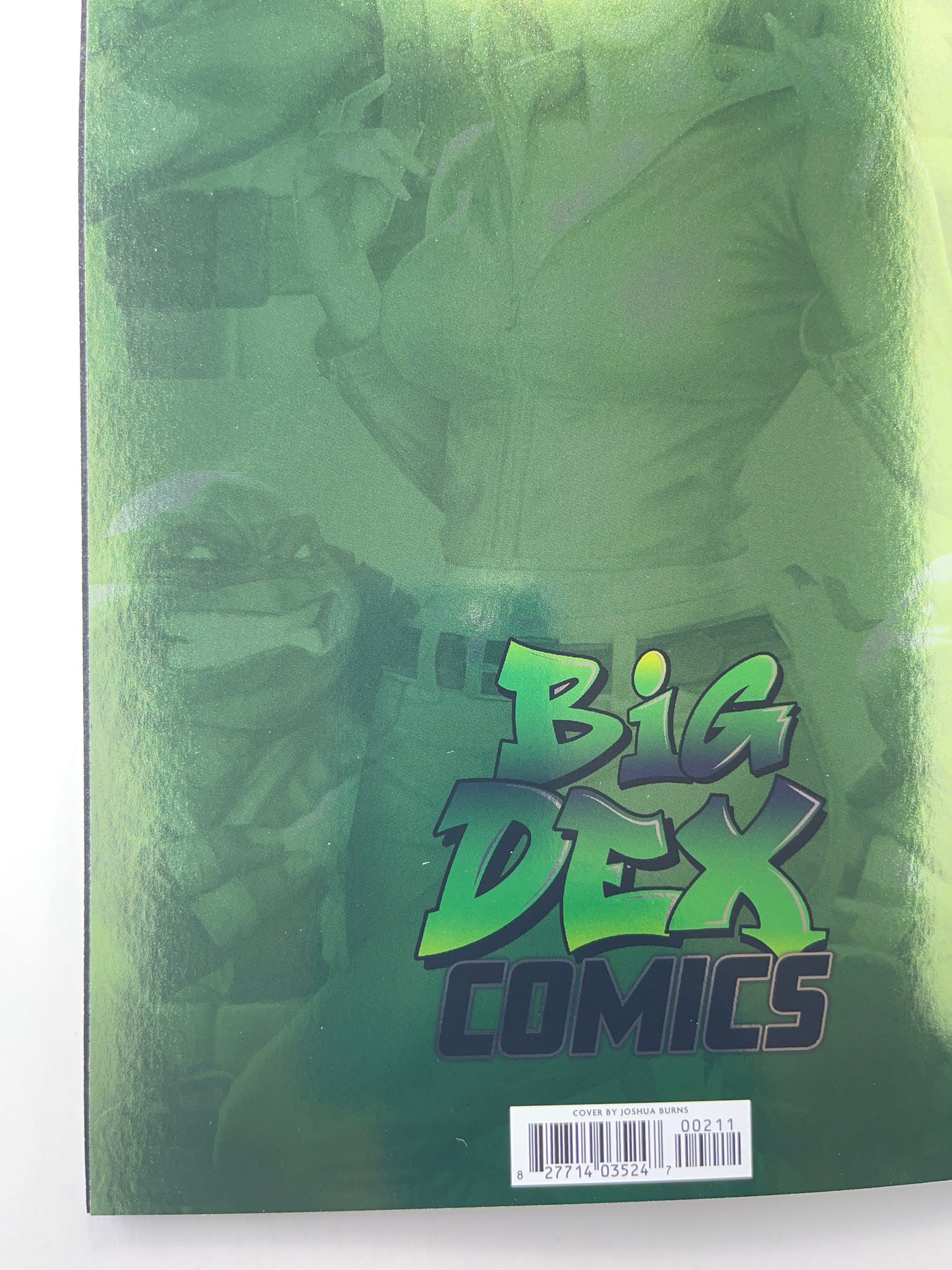 Teenage Mutant Ninja Turtles #14 Big Dex Comics Josh Burns Foil Virgin Variant (Jan 2026)