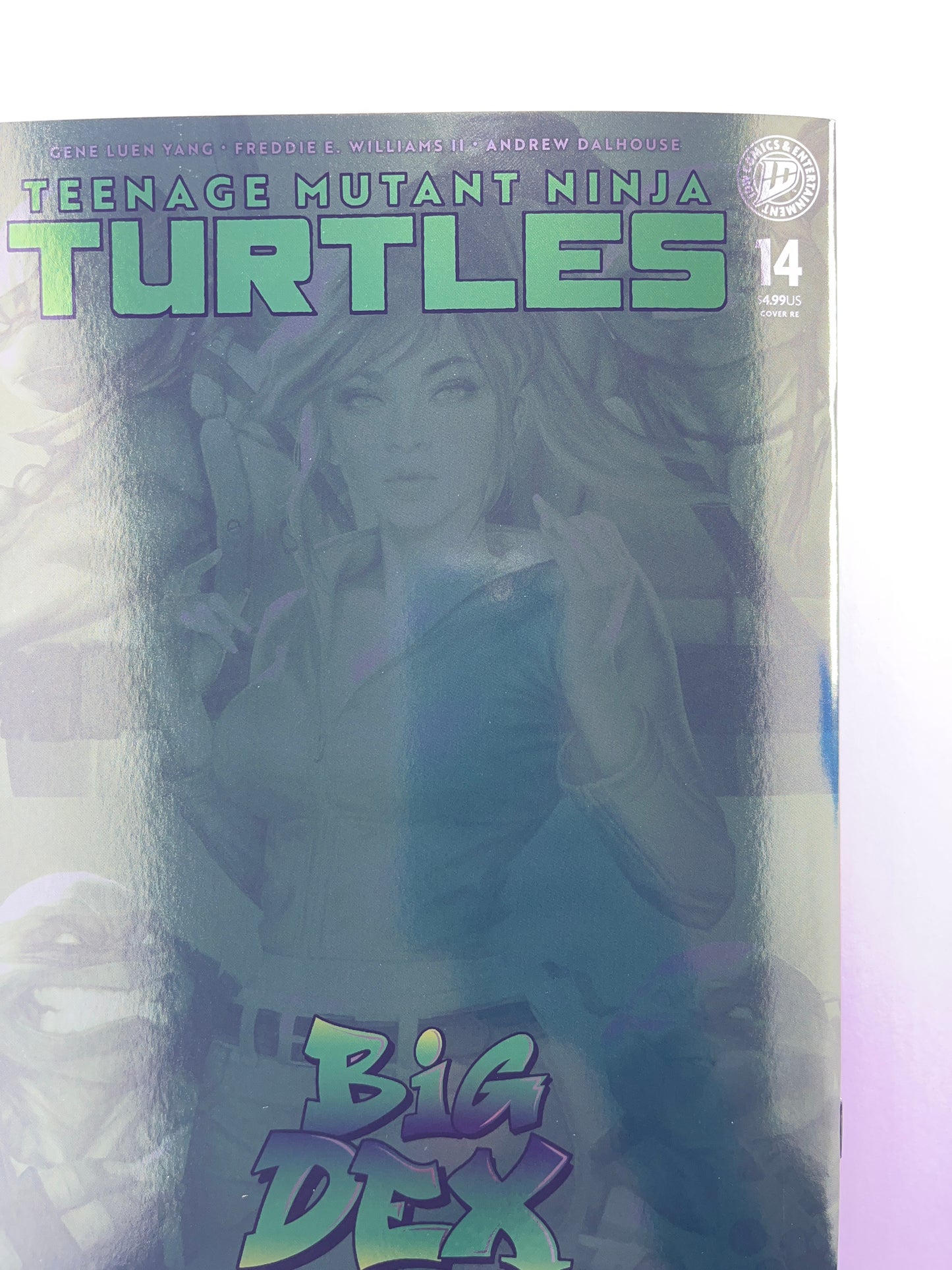 Teenage Mutant Ninja Turtles #14 Big Dex Comics Josh Burns Foil Virgin Variant (Jan 2026)
