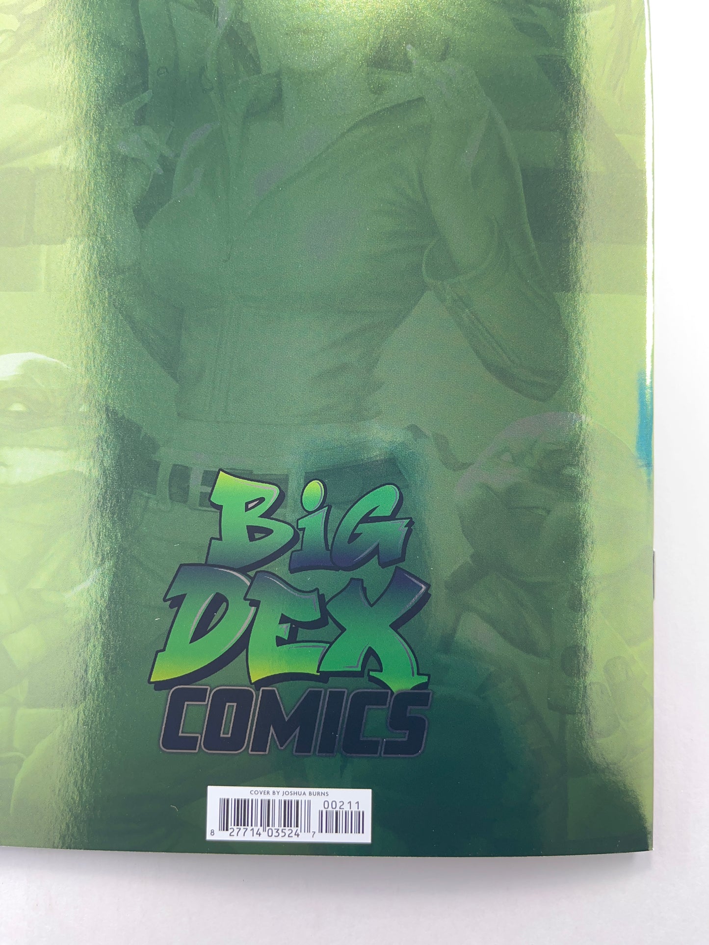 Teenage Mutant Ninja Turtles #14 Big Dex Comics Josh Burns Foil Virgin Variant (Jan 2026)