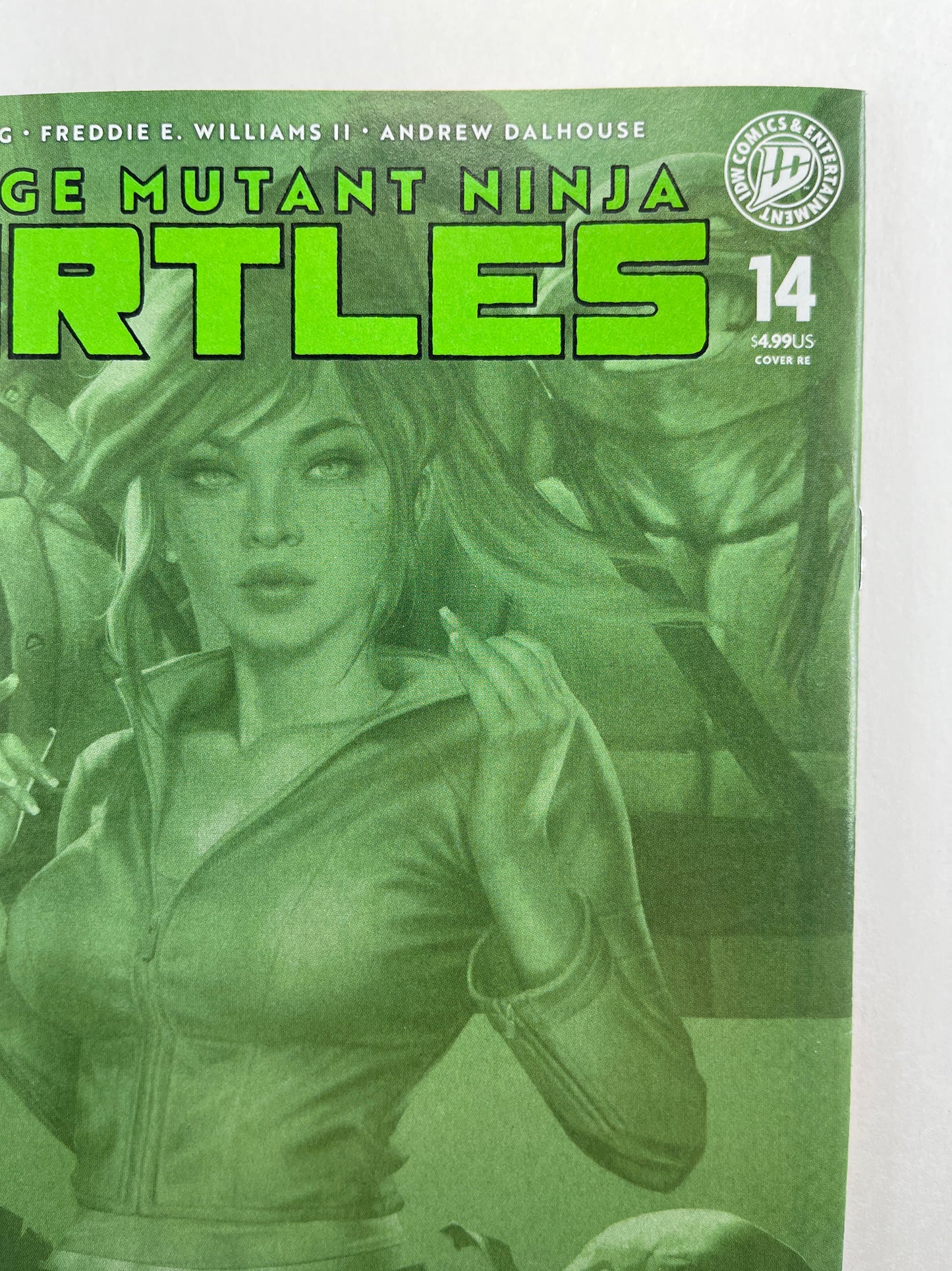 Teenage Mutant Ninja Turtles #14 Big Dex Comics Josh Burns Virgin Variant (Jan 2026)