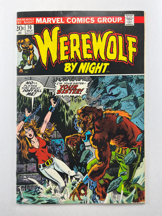 Werewolf by Night #10 (Oct 1973)
