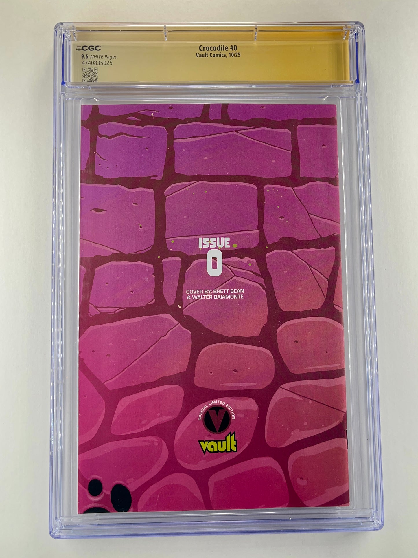 Dungeon Crawler Carl: Crocodile #0 CGC 9.6 (Oct 2025) 1of1(Signed by Jeff Hays) (1st Appearance of Dungeon Crawler Carl in Comics)