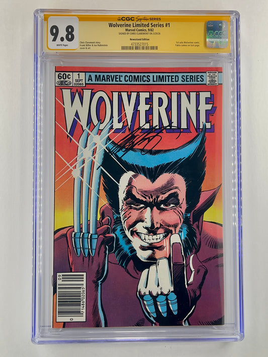 Wolverine #1 CGC 9.8 (Sep 1982) (Signed by Chris Claremont)