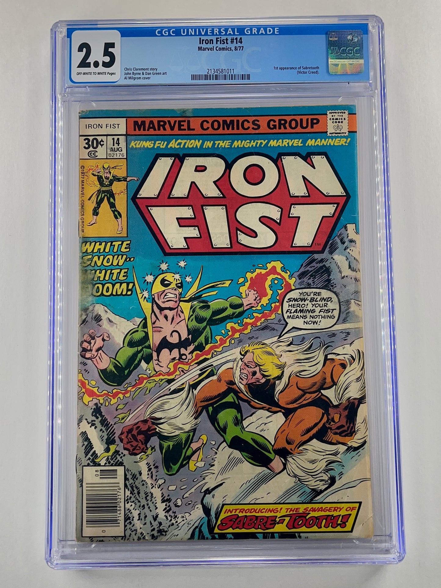 Iron Fist #14 CGC 2.5 (Aug 1977)