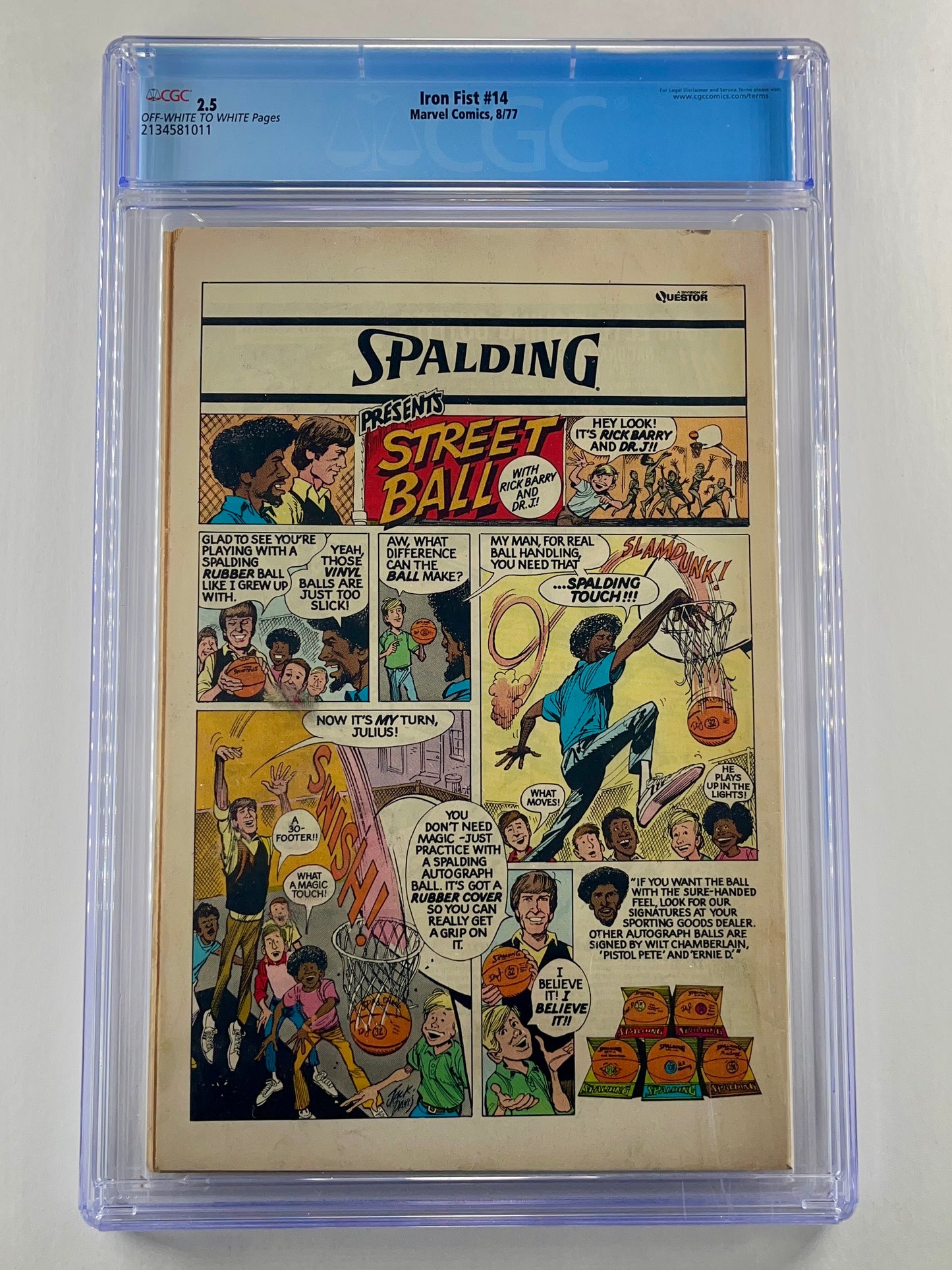 Iron Fist #14 CGC 2.5 (Aug 1977)