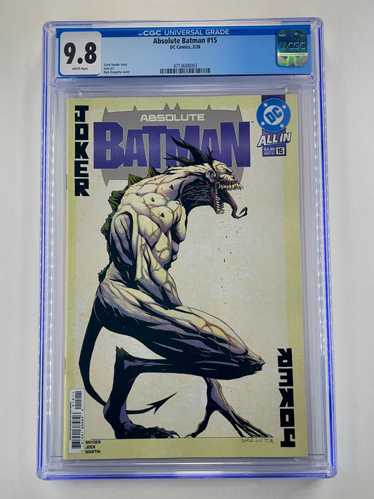 Absolute Batman #15 CGC 9.8 (Dec 2025)