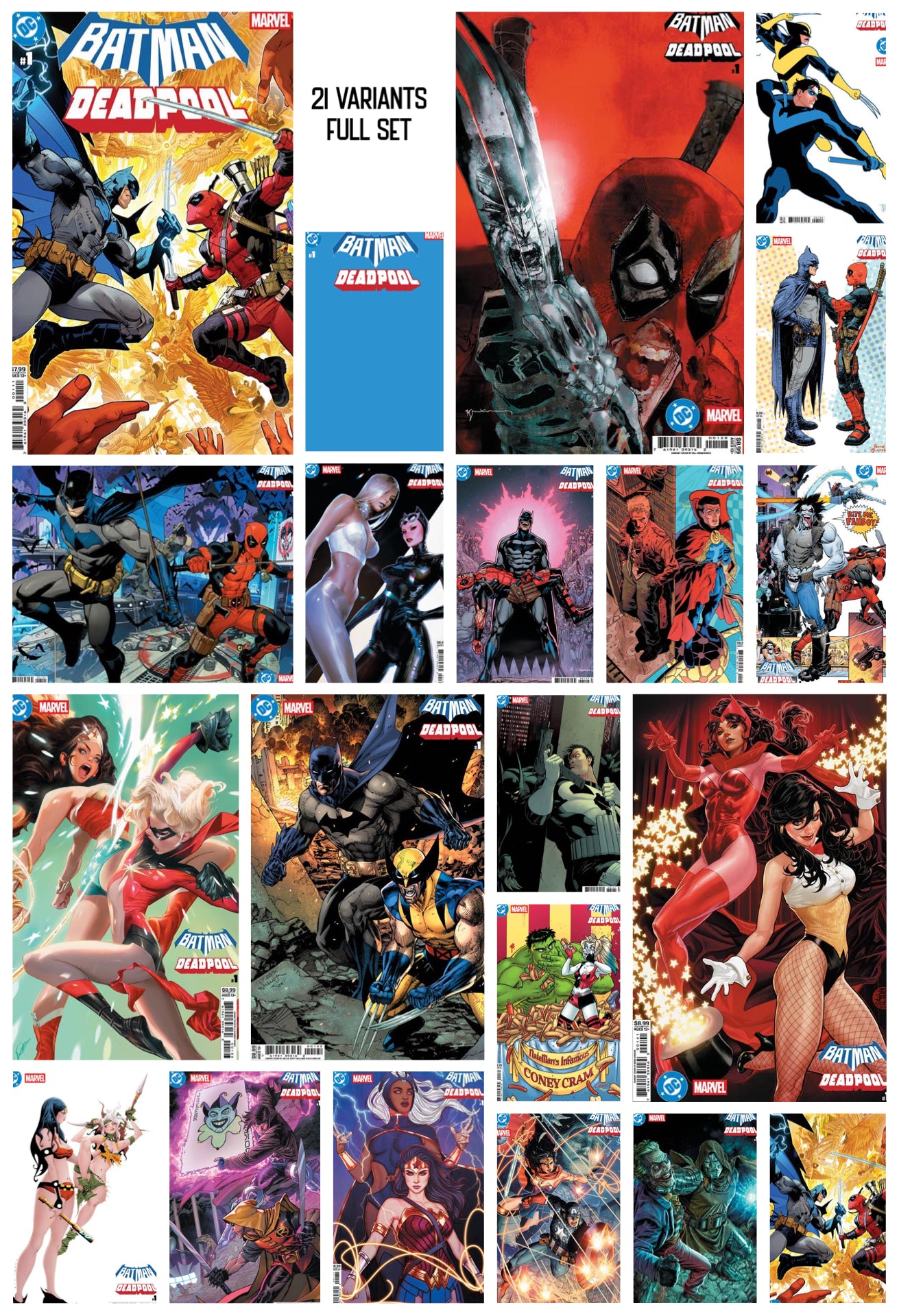 DC/MARVEL:  BATMAN/DEADPOOL #1  21 ISSUE BUNDLE MORE THAN 20% OFF COVER PRICE(Limit 2 Per Cover) (rel:09/17) (Copy)