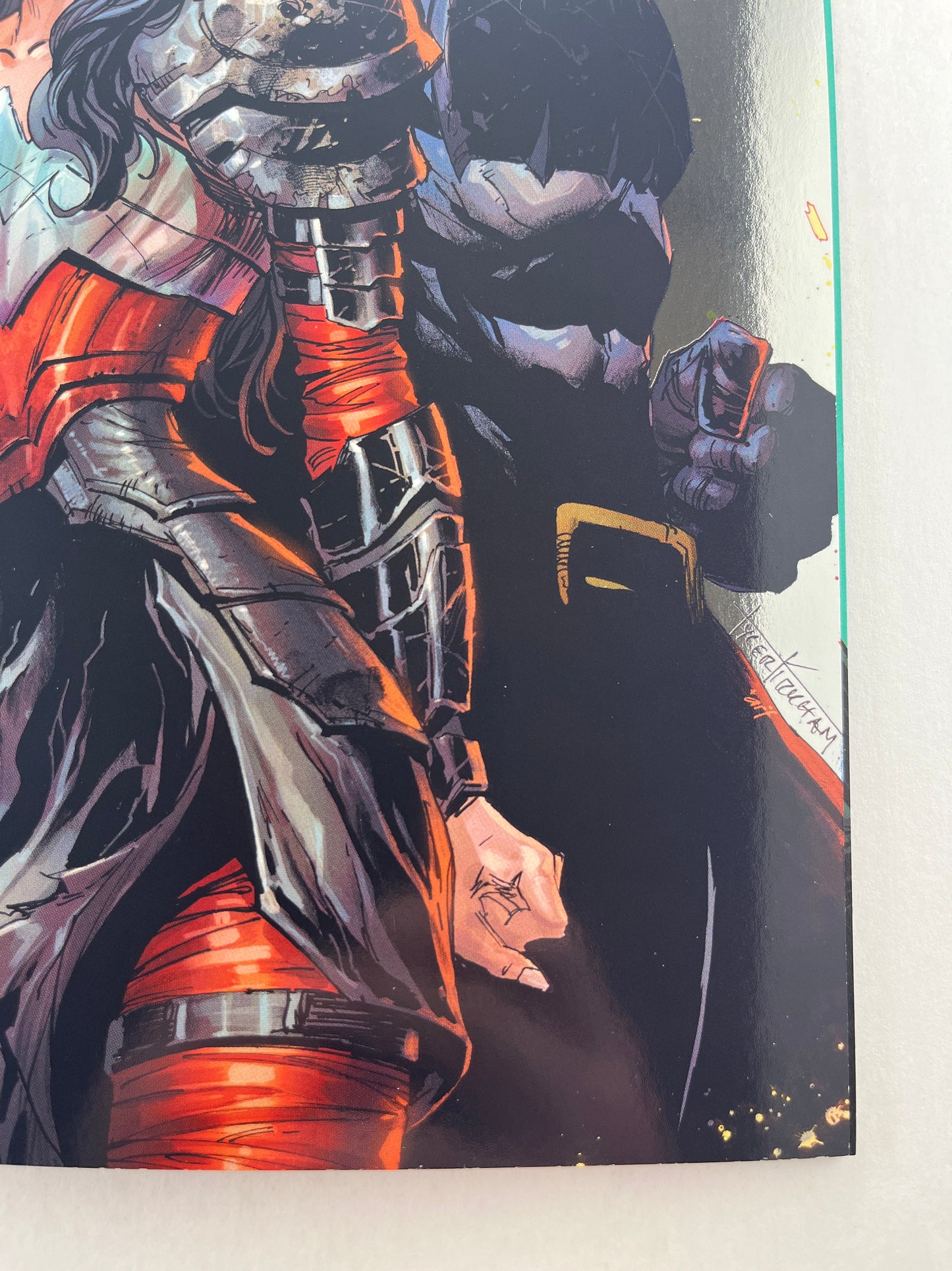 Absolute Wonder Woman #15 Comics Elite/Comic Traders/616 Comics Tyler Kirkham Foil Virgin Variant (Feb 2026) (Signed by Tyler Kirkham with COA)
