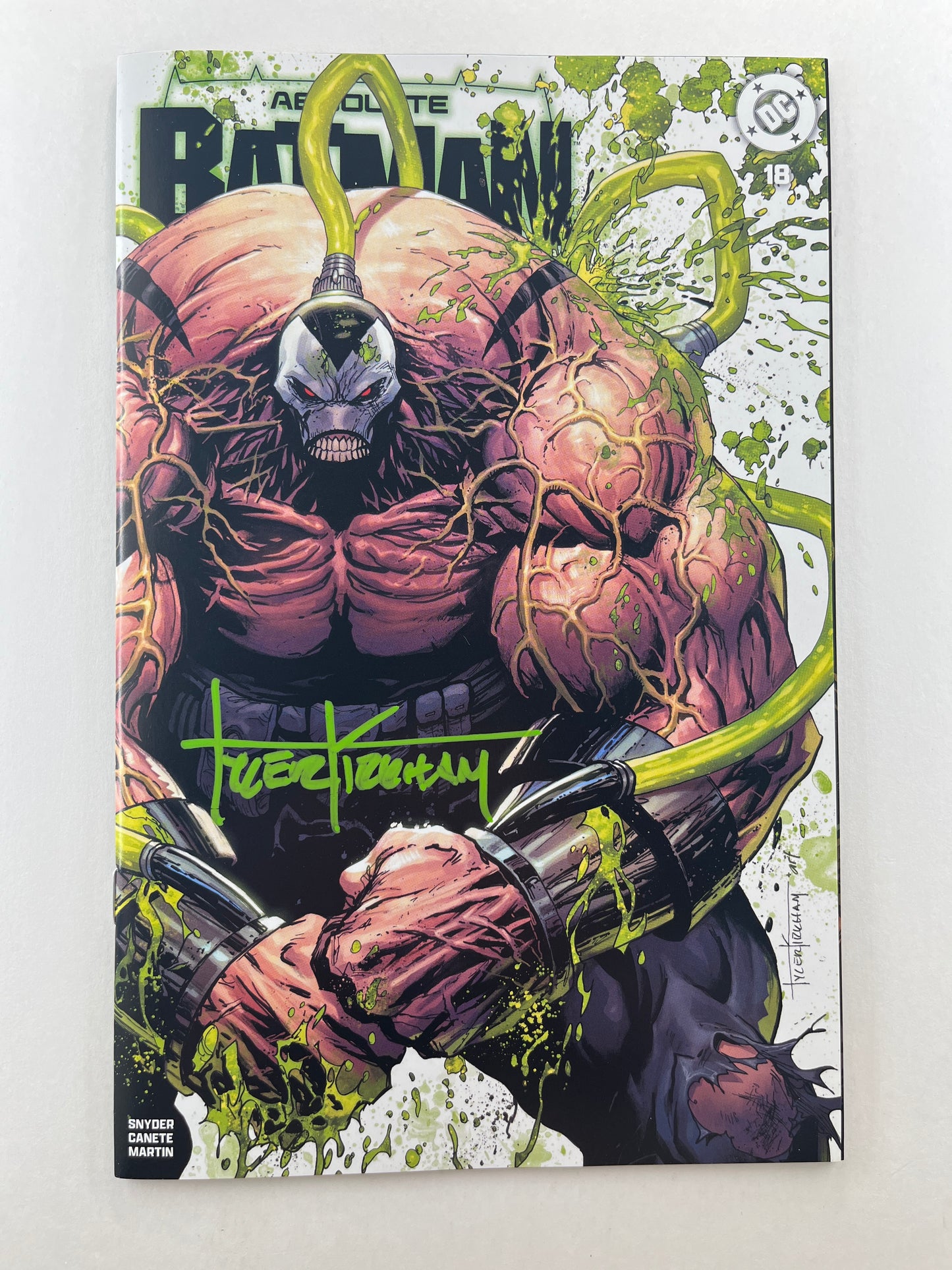 Absolute Batman #18 Unknown Comics Tyler Kirkham Battle Damaged Variant (May 2026) (Signed by Tyler Kirkham with COA)