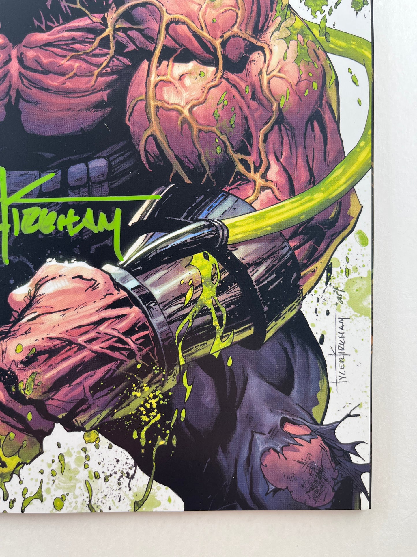 Absolute Batman #18 Unknown Comics Tyler Kirkham Battle Damaged Variant (May 2026) (Signed by Tyler Kirkham with COA)